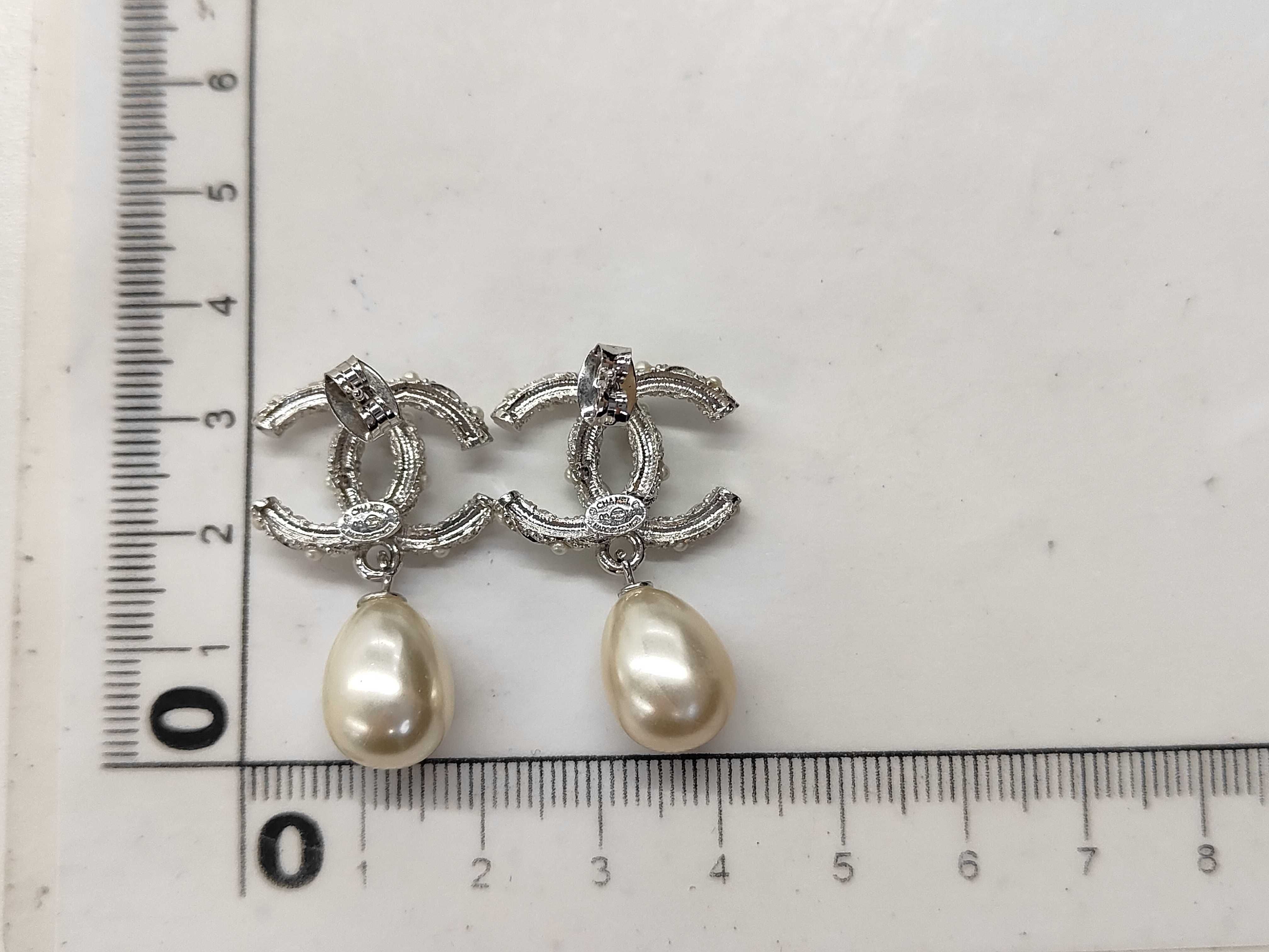 pearl earrings — view 7