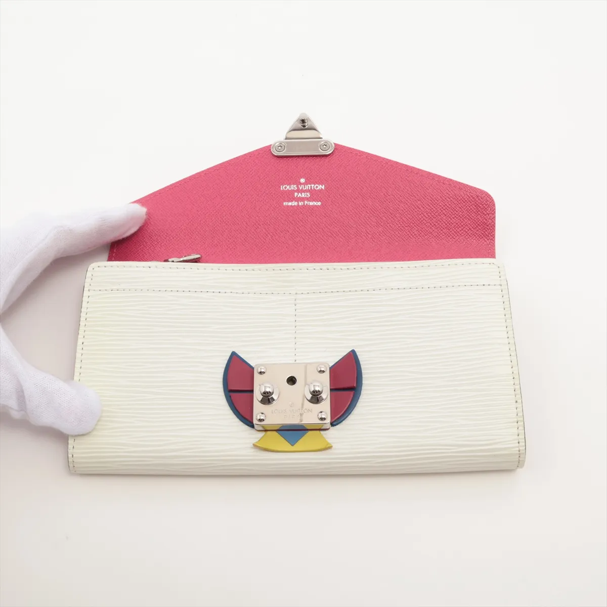 Epi Tribal Mask M60792 MI0135 Pivoine Long Wallet — view 3