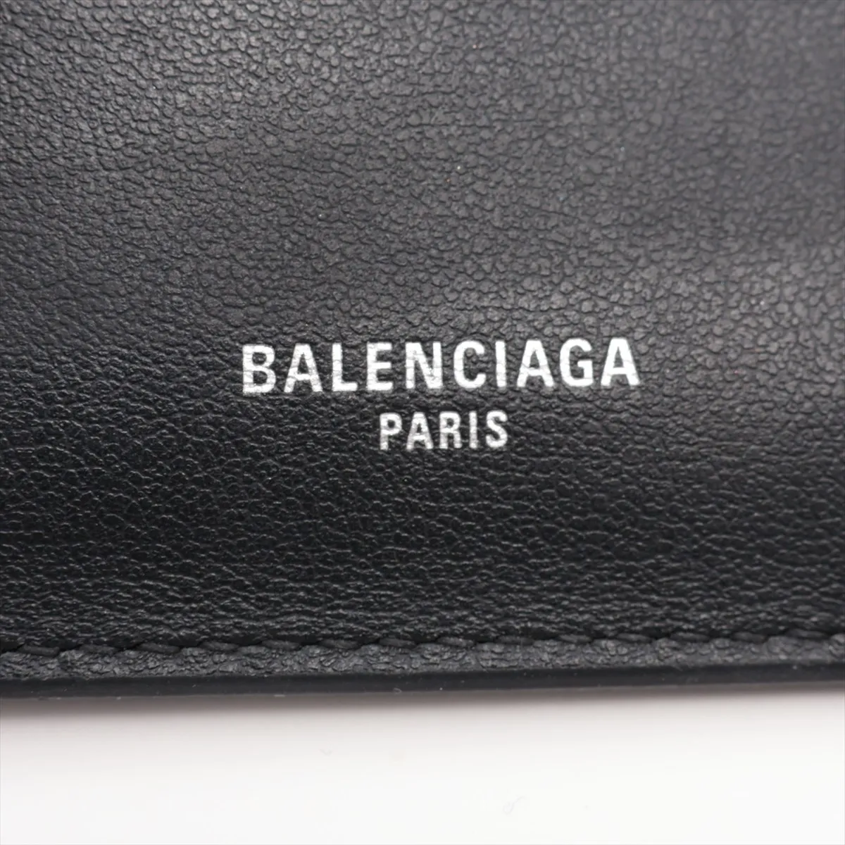 Passport Long Wallet 1 Ticket Leather Long Wallet Black — view 7