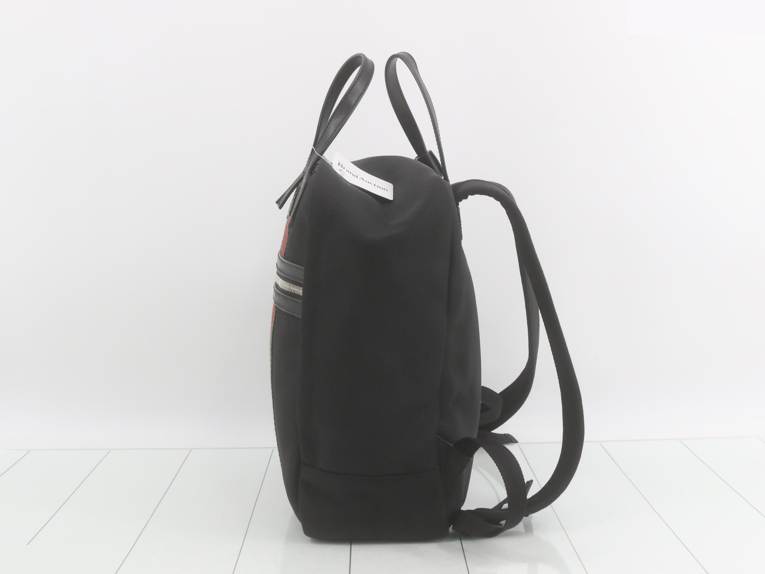 Backpack, Nylon, Black — view 3