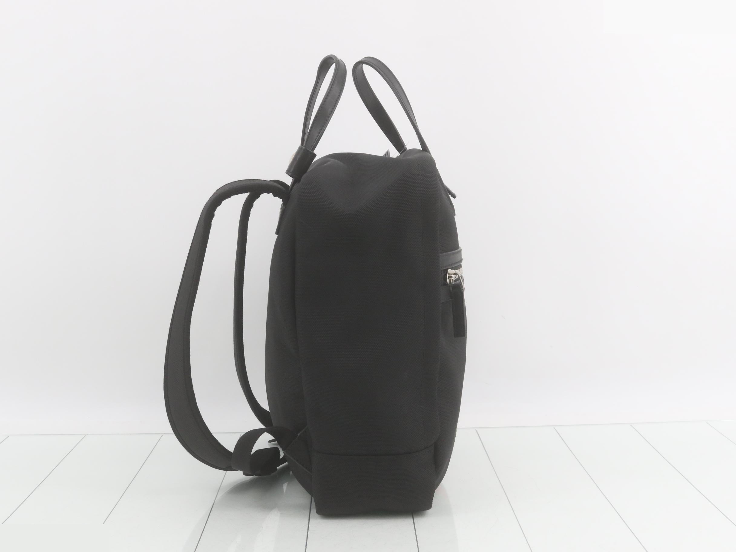 Backpack, Nylon, Black — view 4