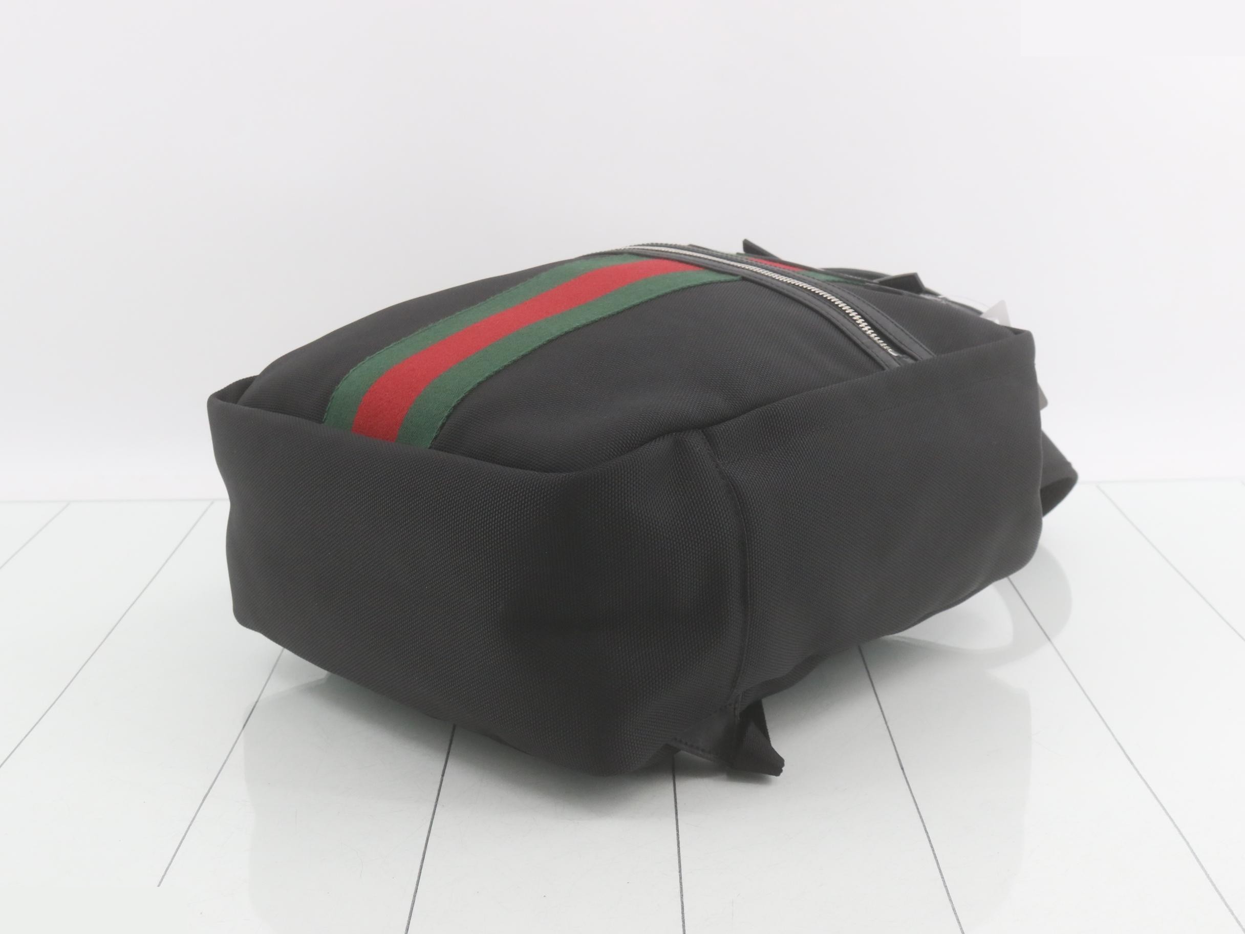 Backpack, Nylon, Black — view 6