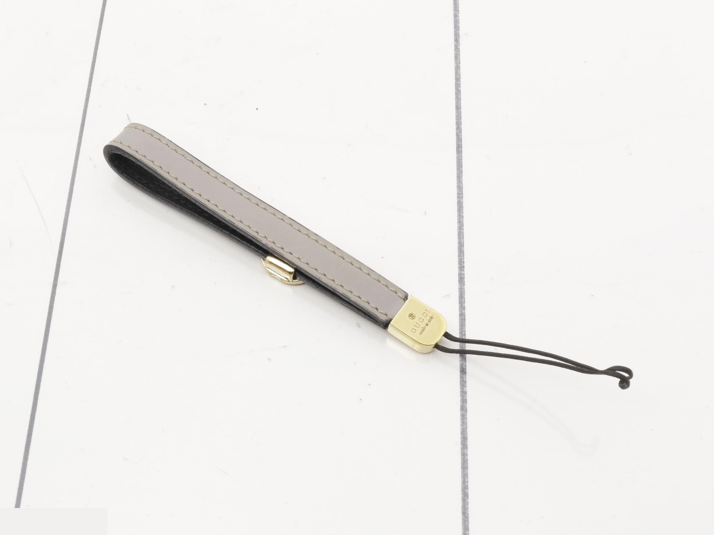 Interlocking leather strap — view 2