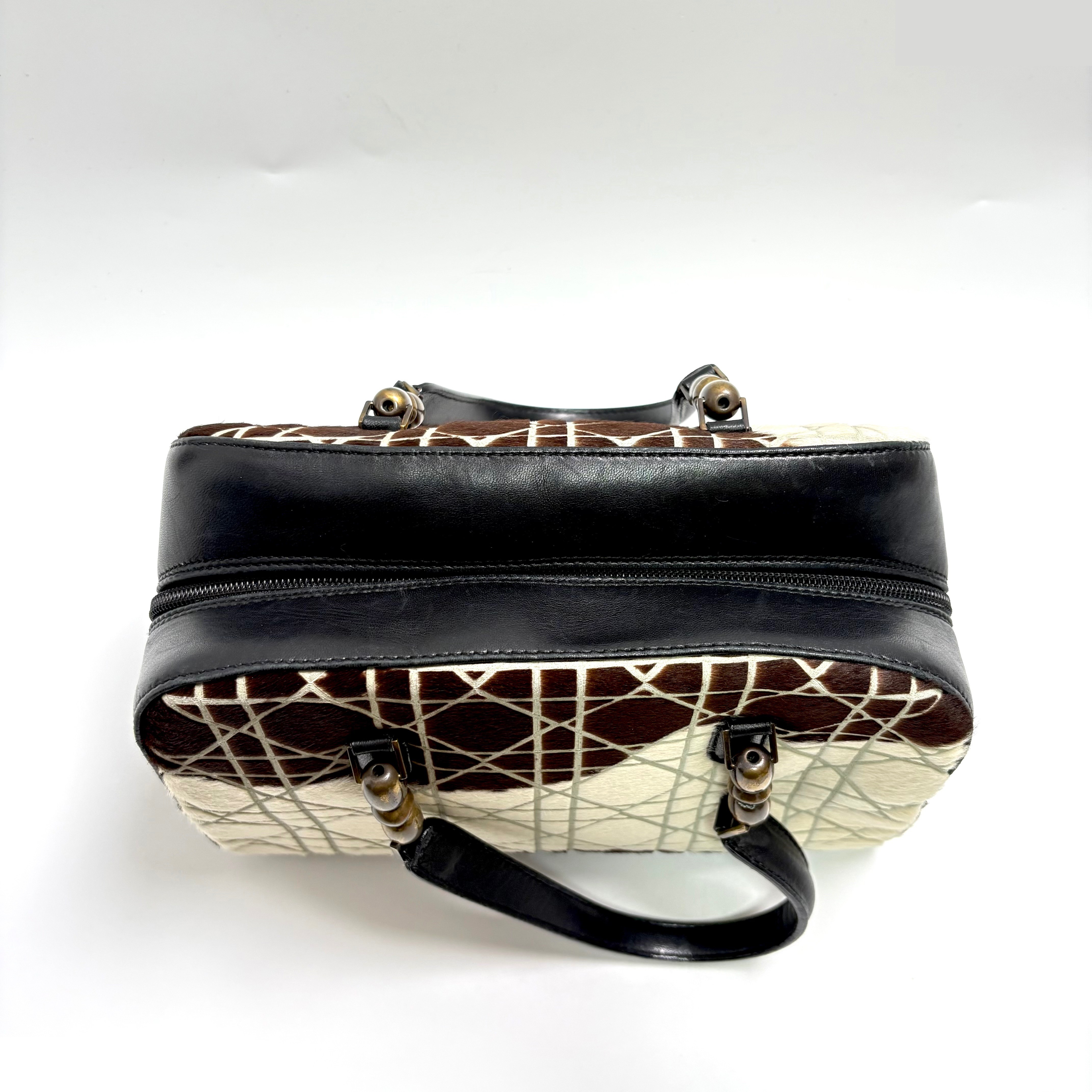 Calf hair Maris Pearl Cannage (bag) - Handbag — view 2
