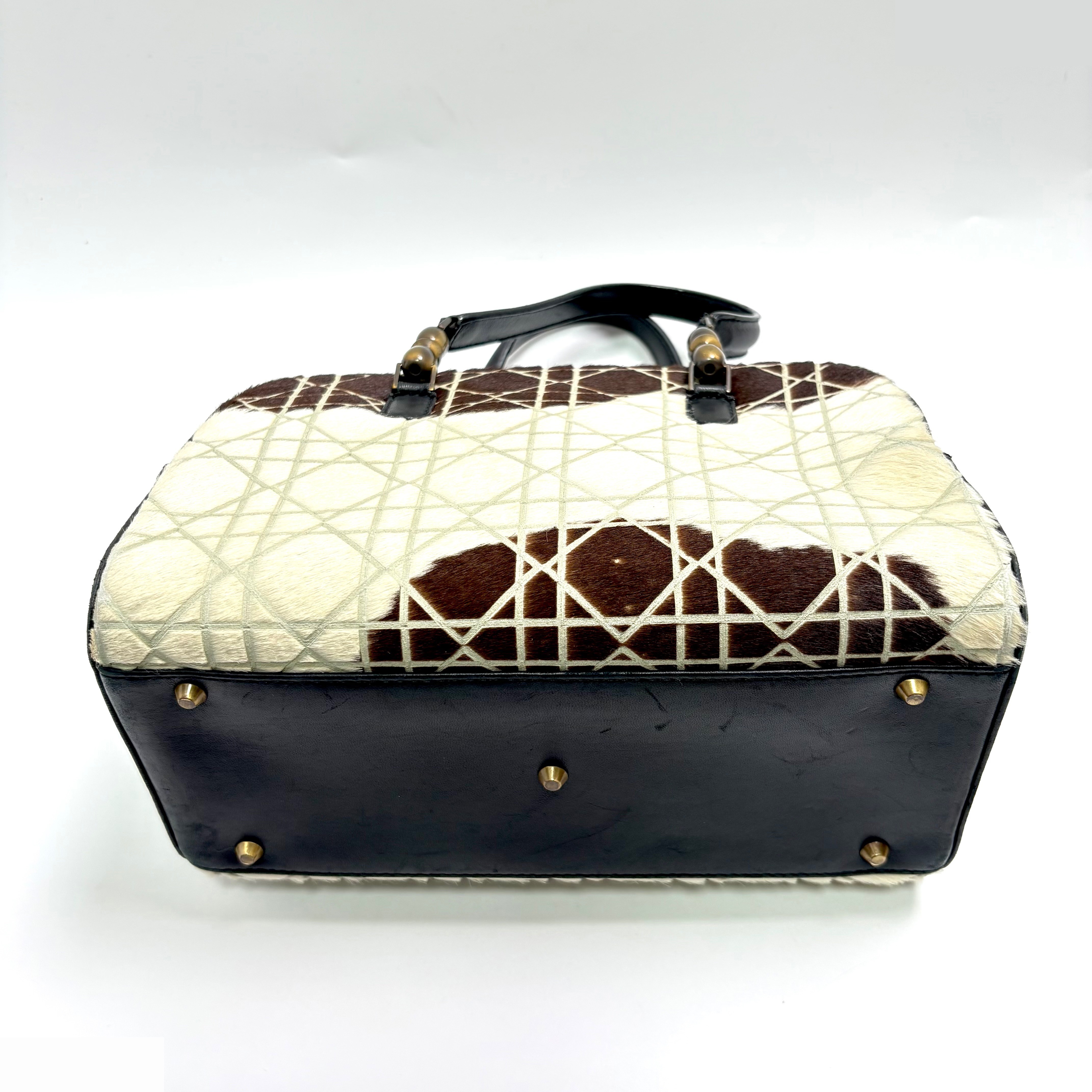 Calf hair Maris Pearl Cannage (bag) - Handbag — view 3