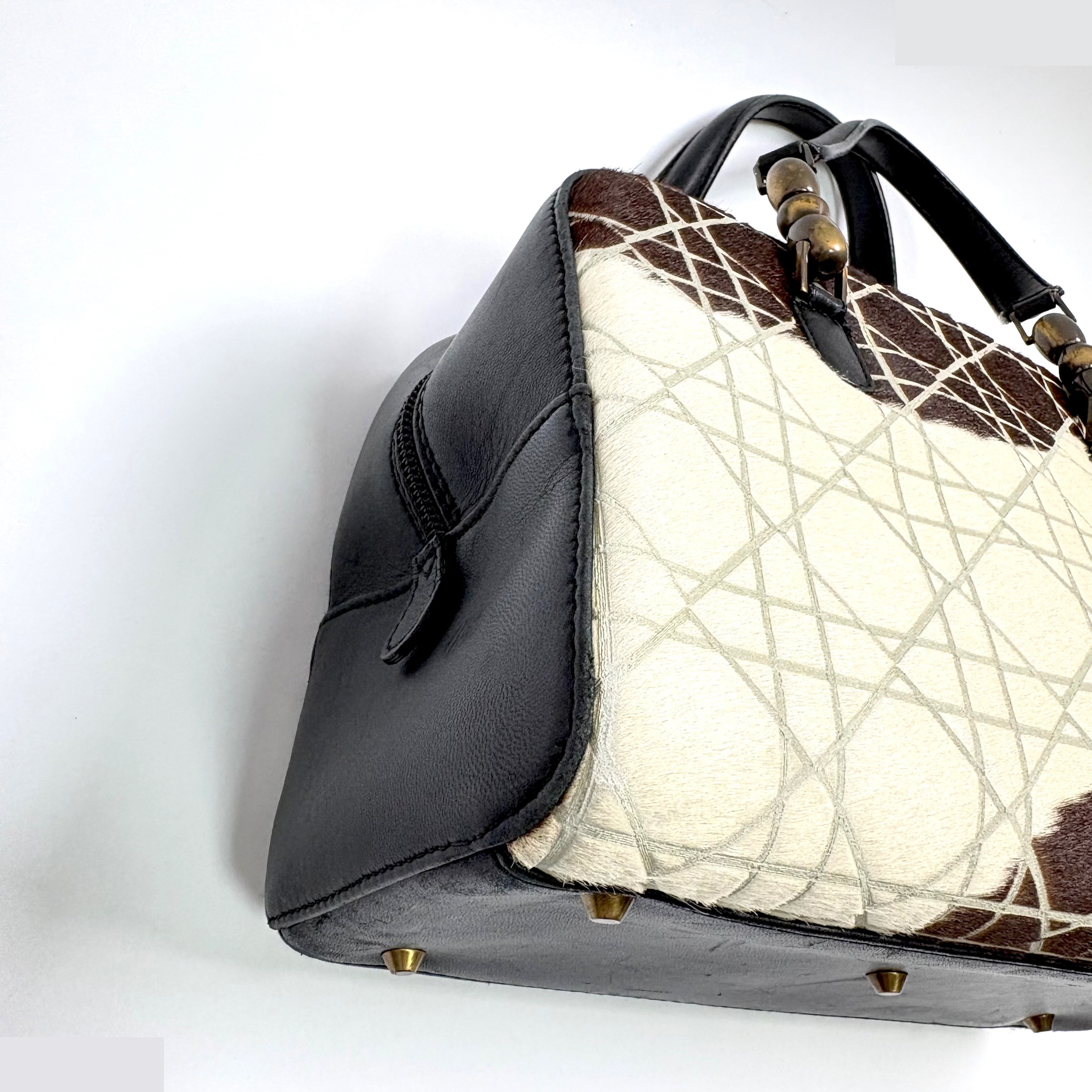 Calf hair Maris Pearl Cannage (bag) - Handbag — view 5