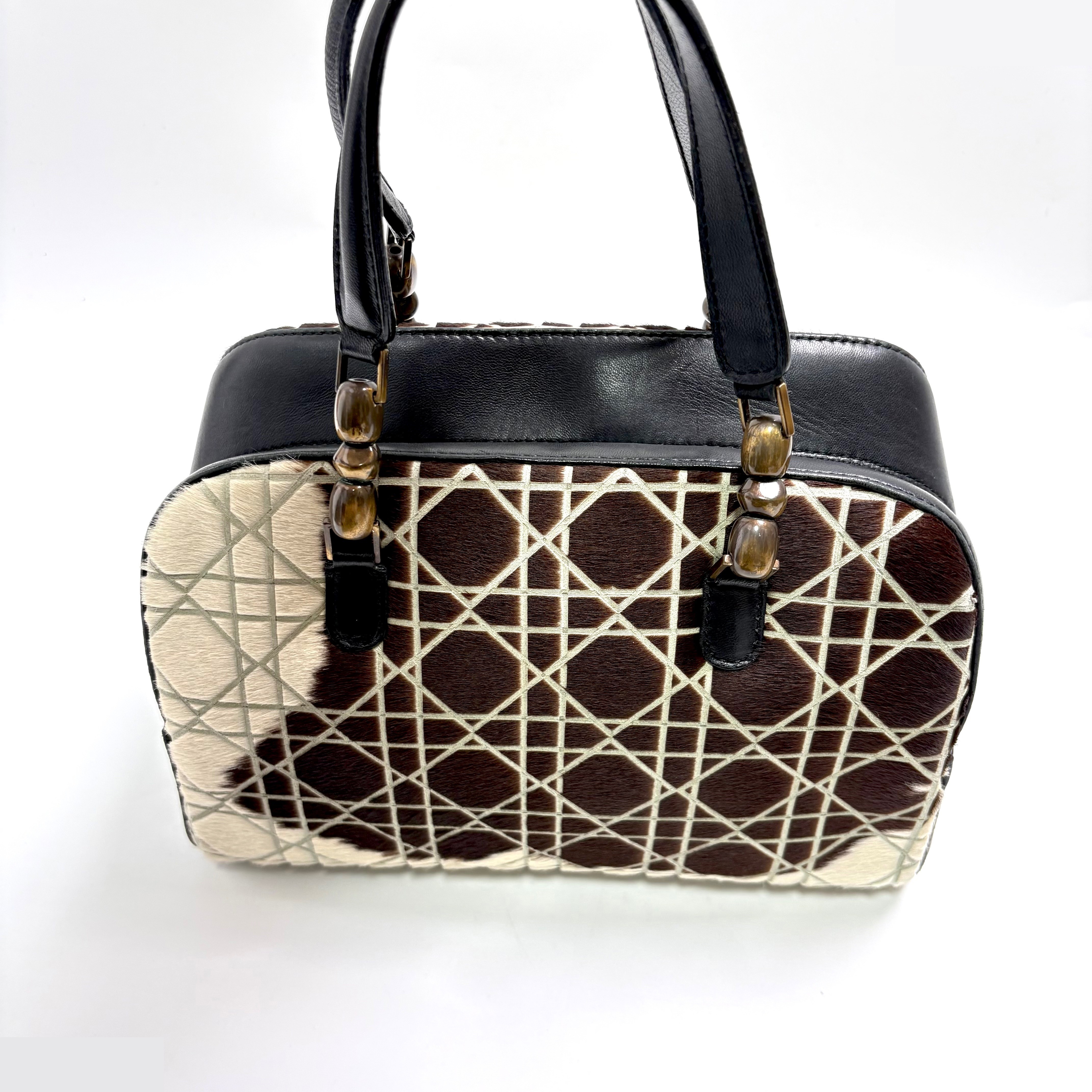 Calf hair Maris Pearl Cannage (bag) - Handbag — view 6