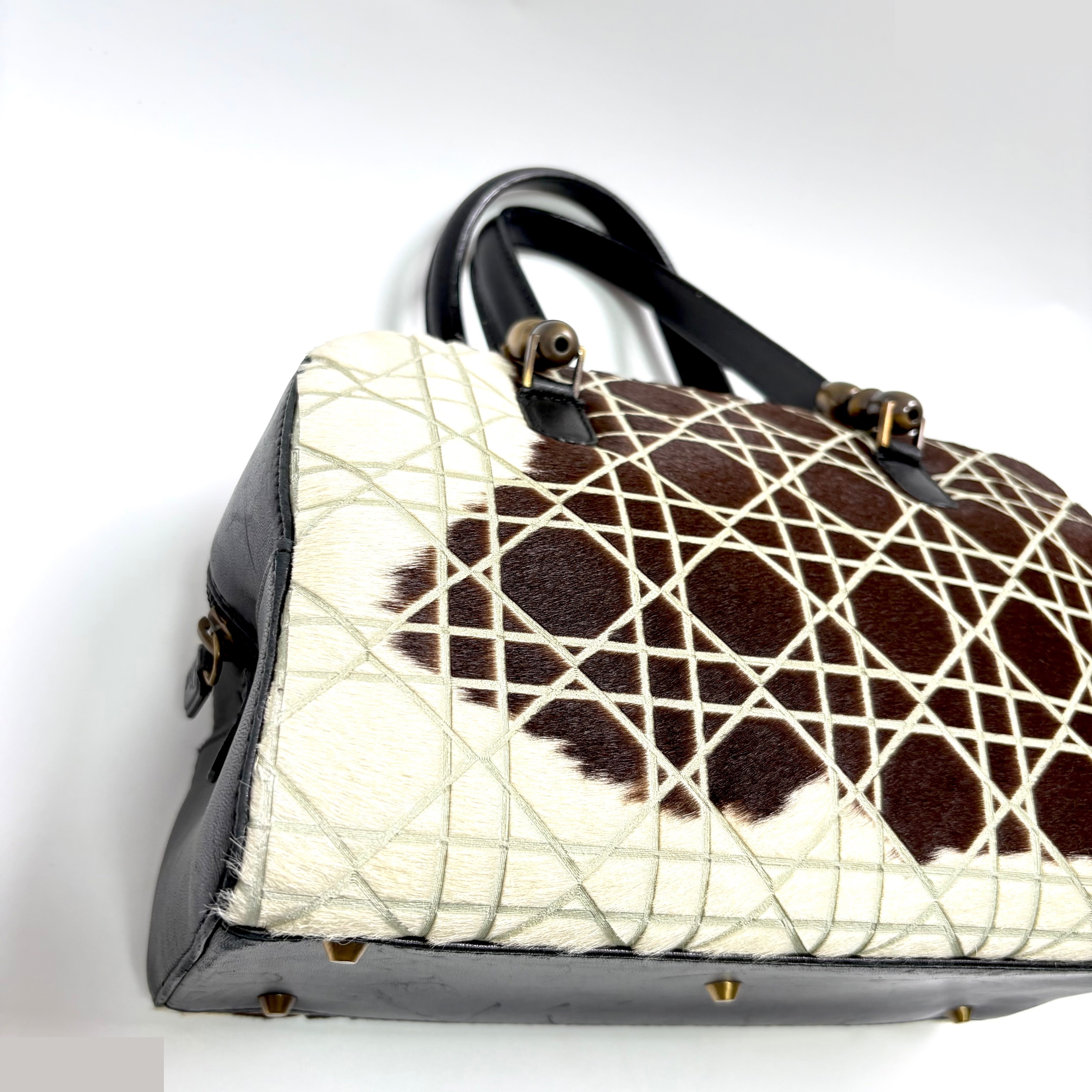 Calf hair Maris Pearl Cannage (bag) - Handbag — view 8