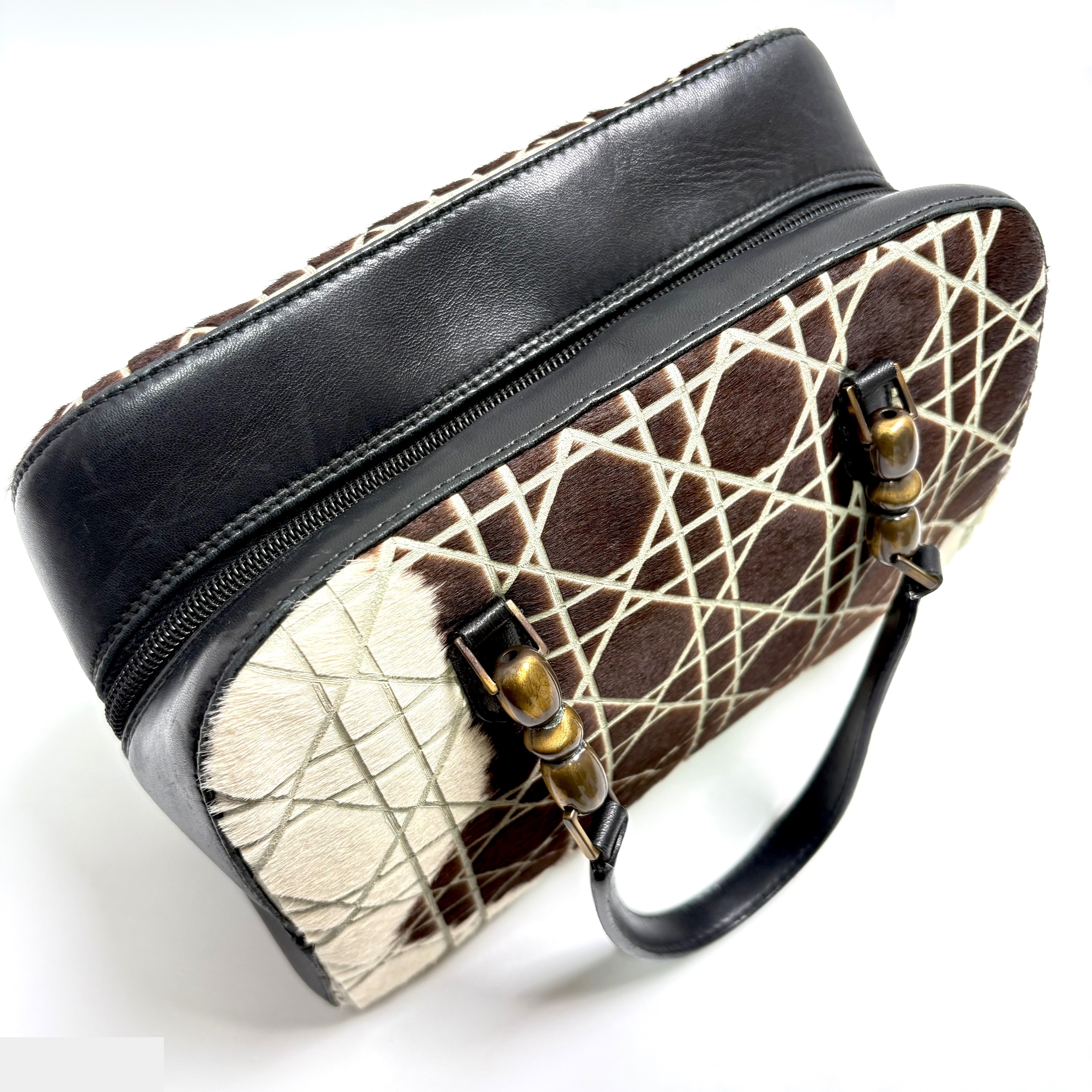 Calf hair Maris Pearl Cannage (bag) - Handbag — view 9