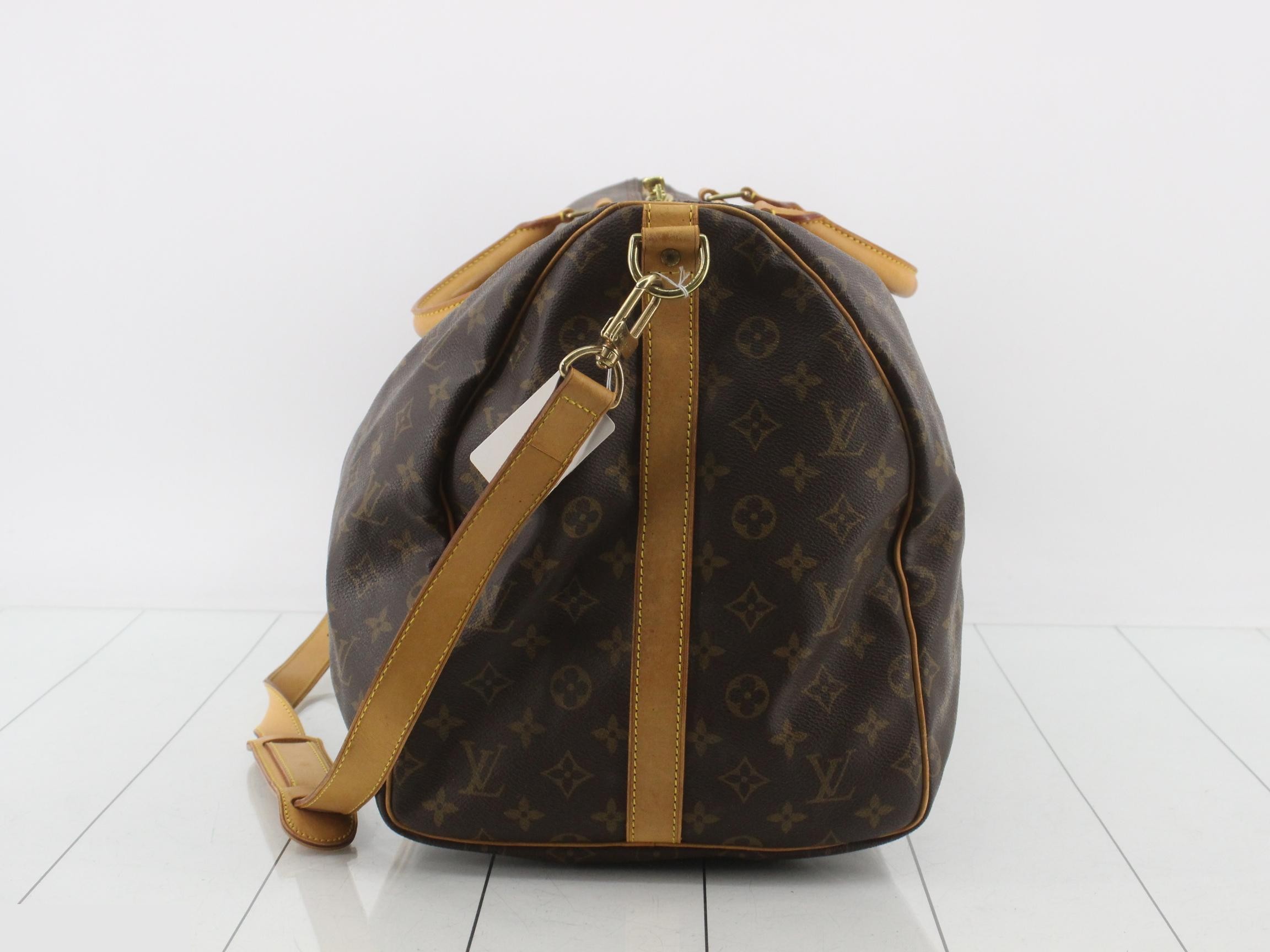 LV Monogram Keepall Bandoulière 55 2-Way Bag — view 3