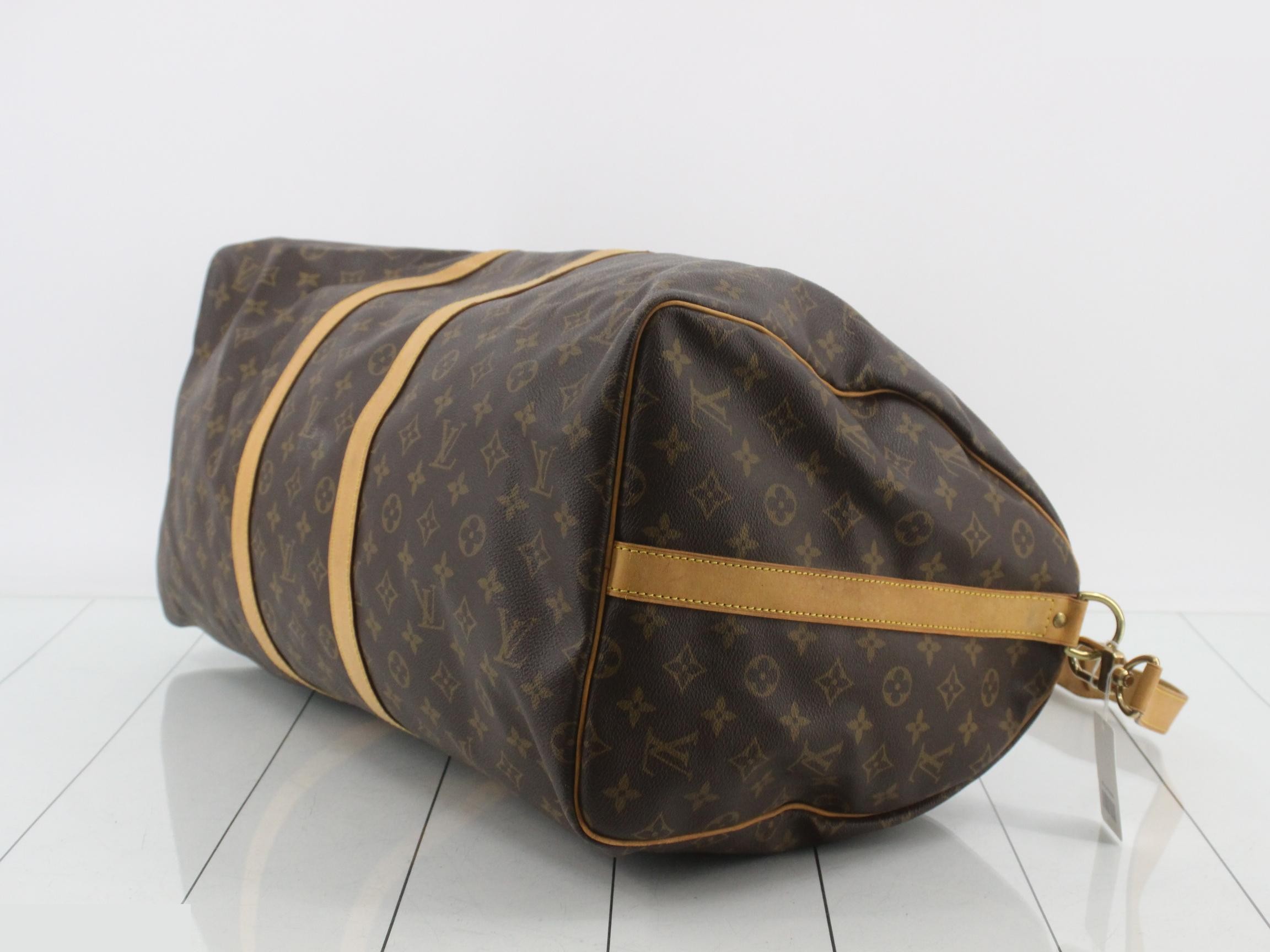 LV Monogram Keepall Bandoulière 55 2-Way Bag — view 6