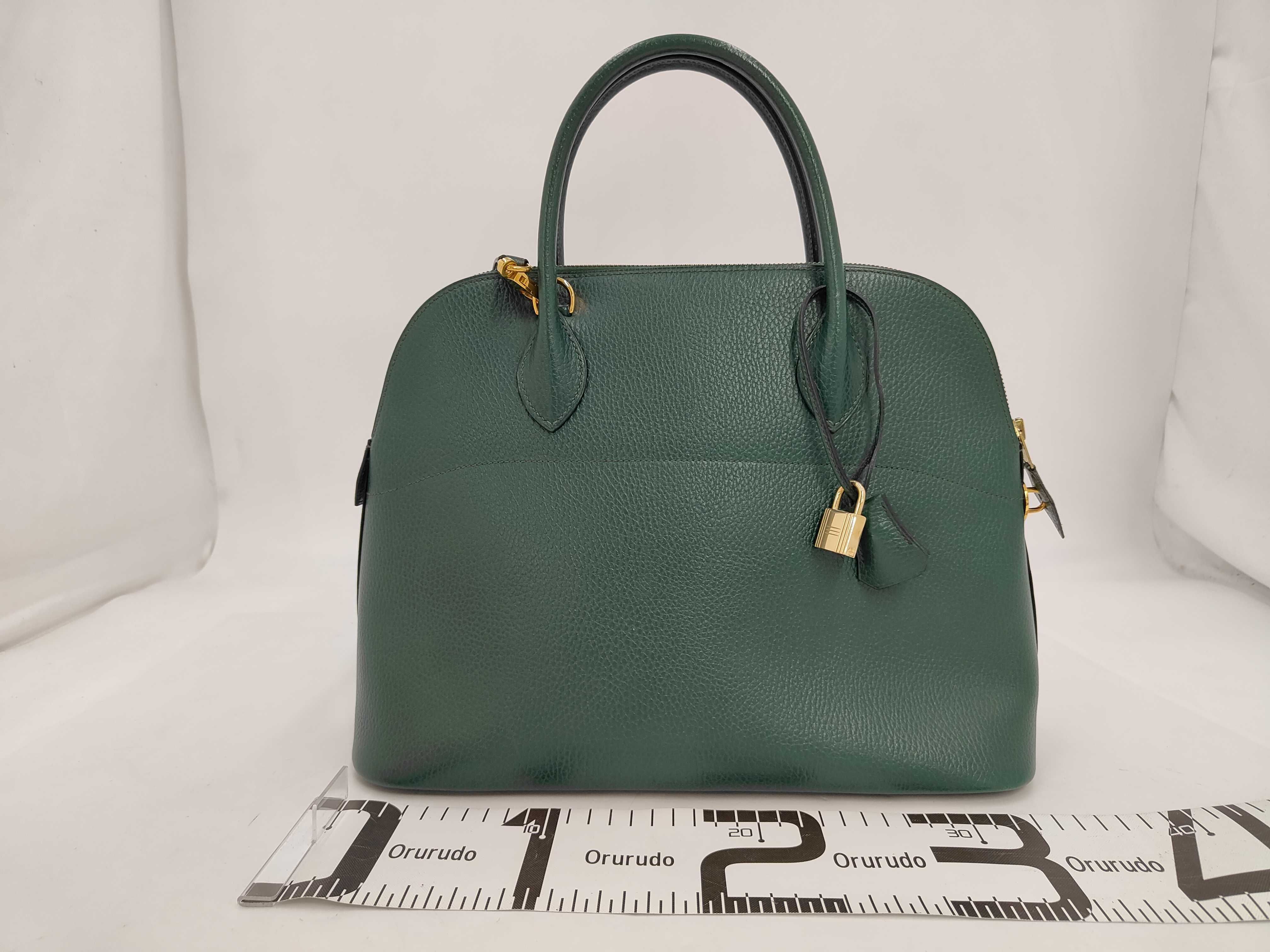 Bolide 35 Vert Moyen (with X stamp) Ardennes Handbag — view 2
