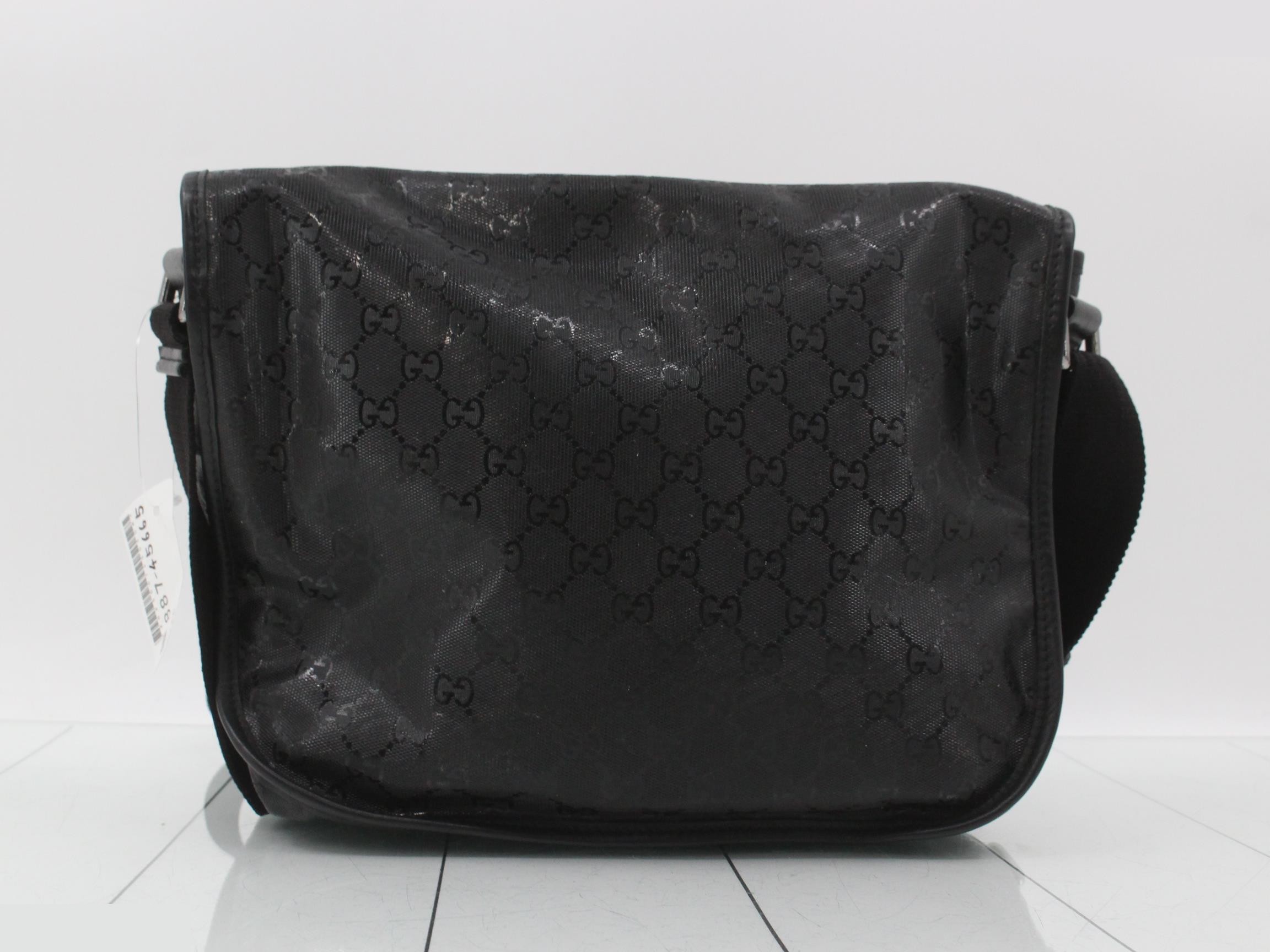 GG Imprime Shoulder Bag, Black — view 2