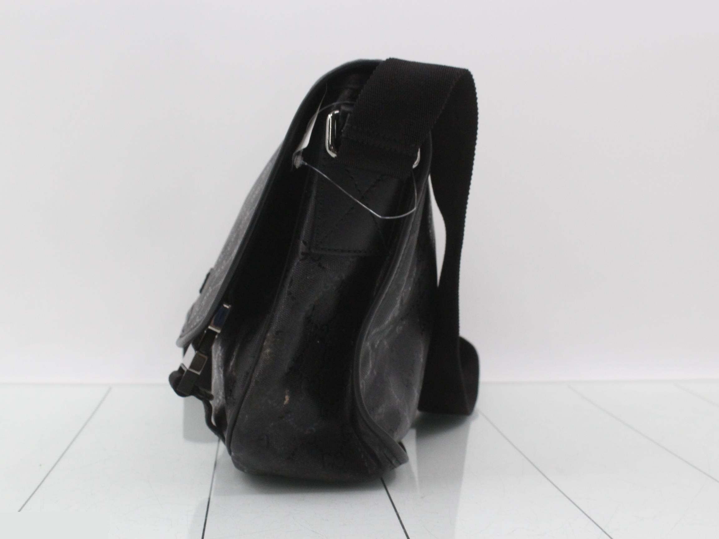 GG Imprime Shoulder Bag, Black — view 3