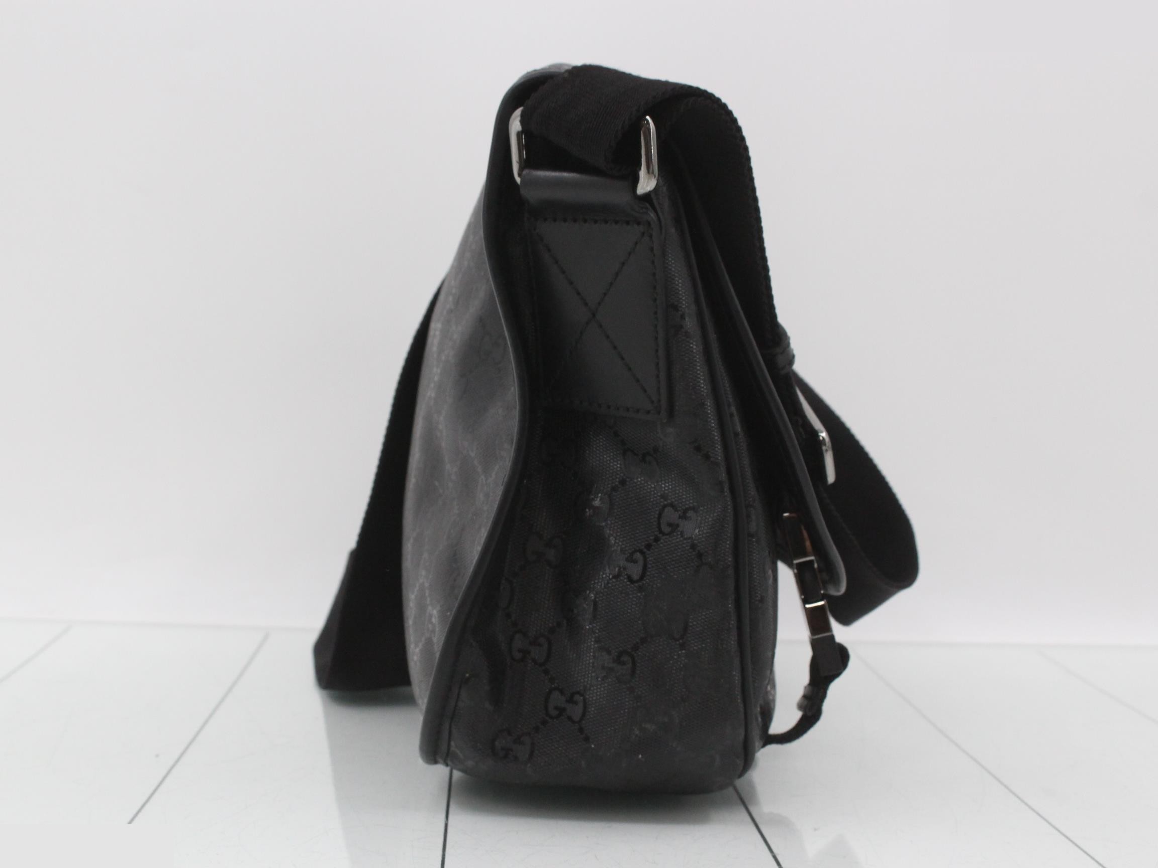 GG Imprime Shoulder Bag, Black — view 4