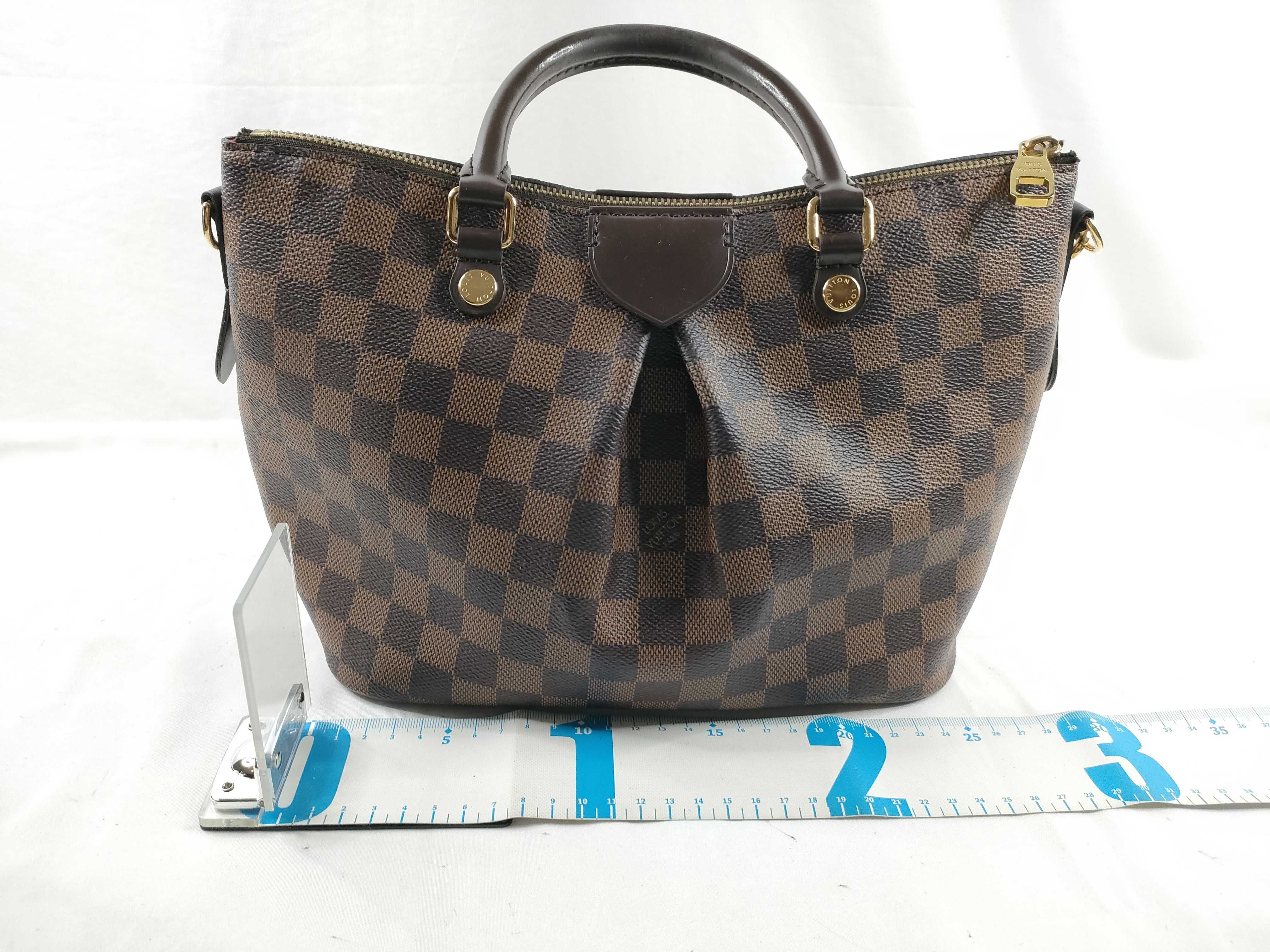 Damier ID- Damier Canvas Siena PM N41545 Brown TJ2166 Handbag — view 2