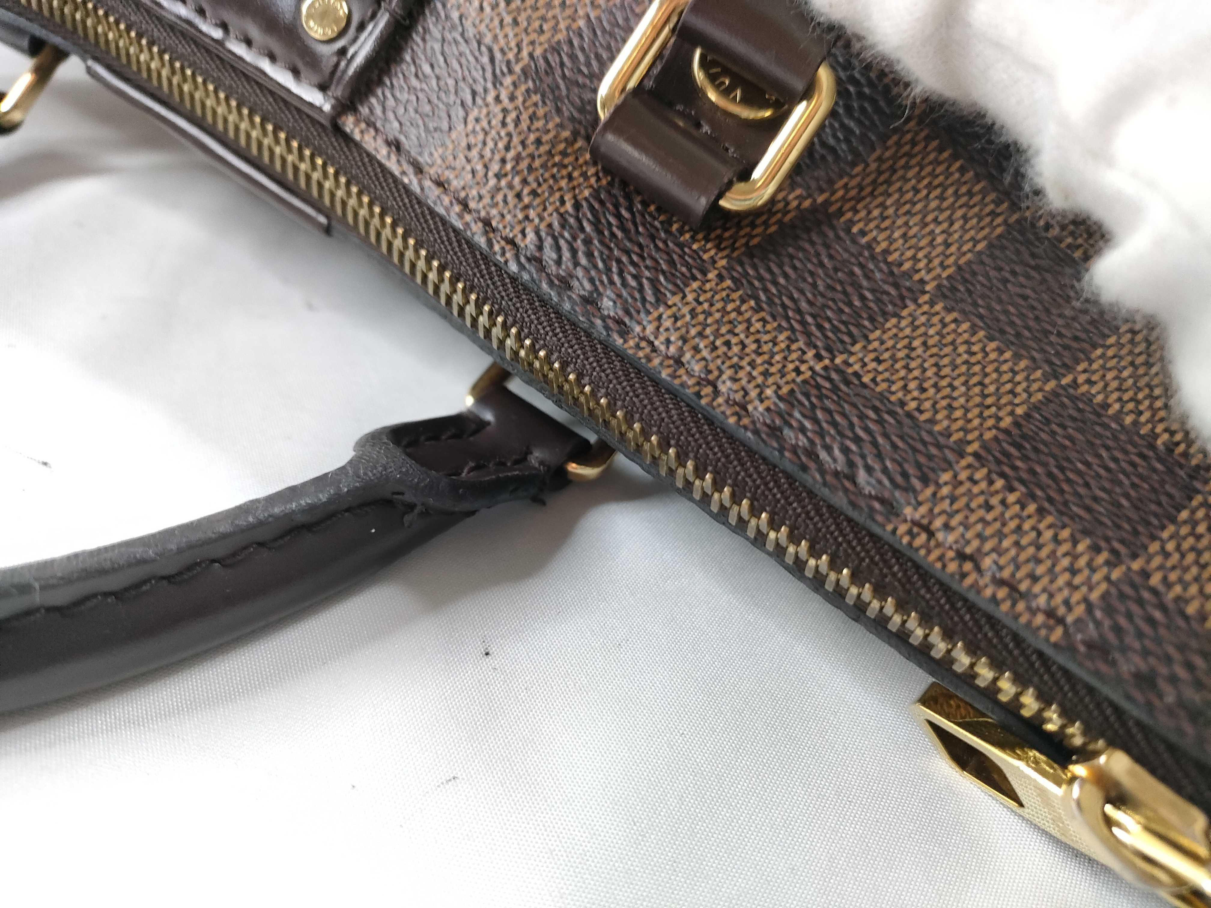 Damier ID- Damier Canvas Siena PM N41545 Brown TJ2166 Handbag — view 8