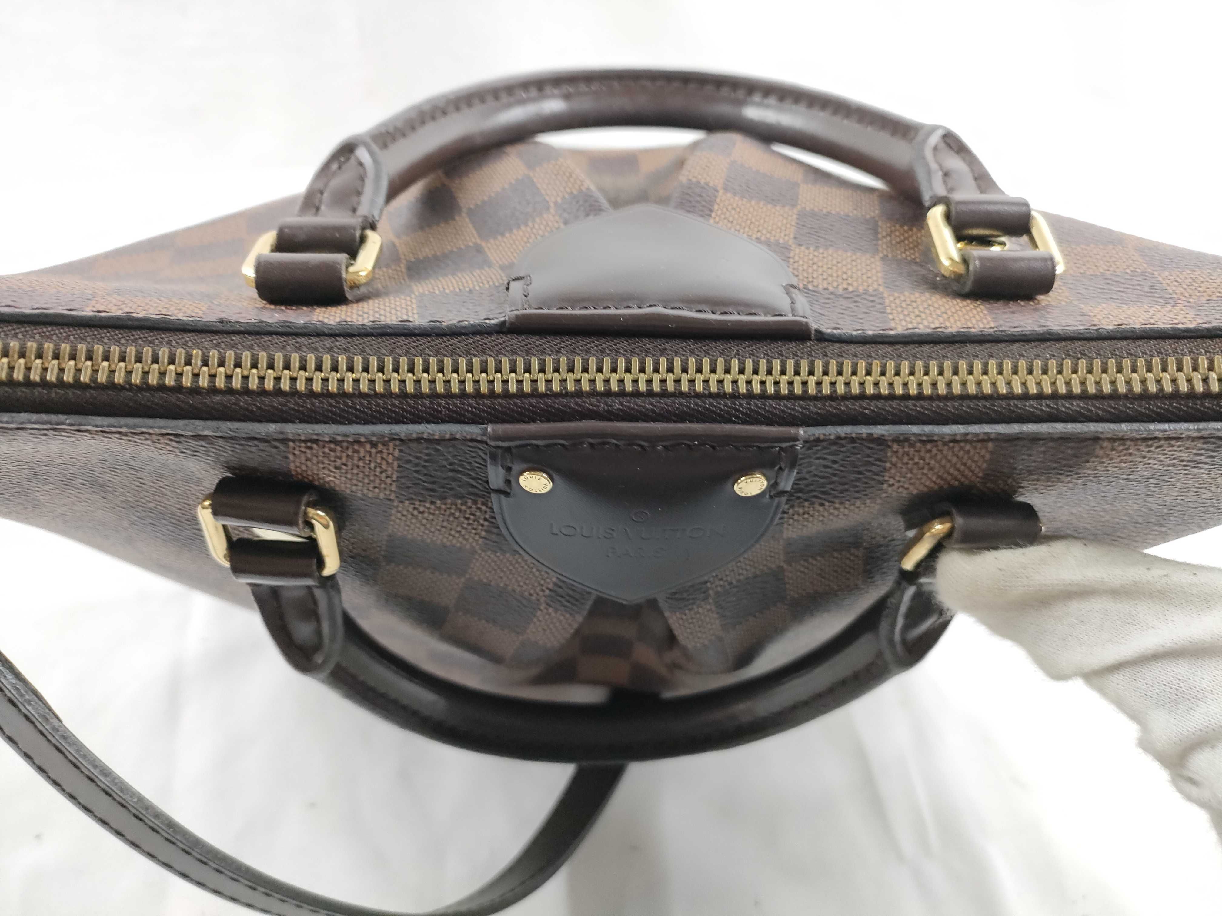 Damier ID- Damier Canvas Siena PM N41545 Brown TJ2166 Handbag — view 9