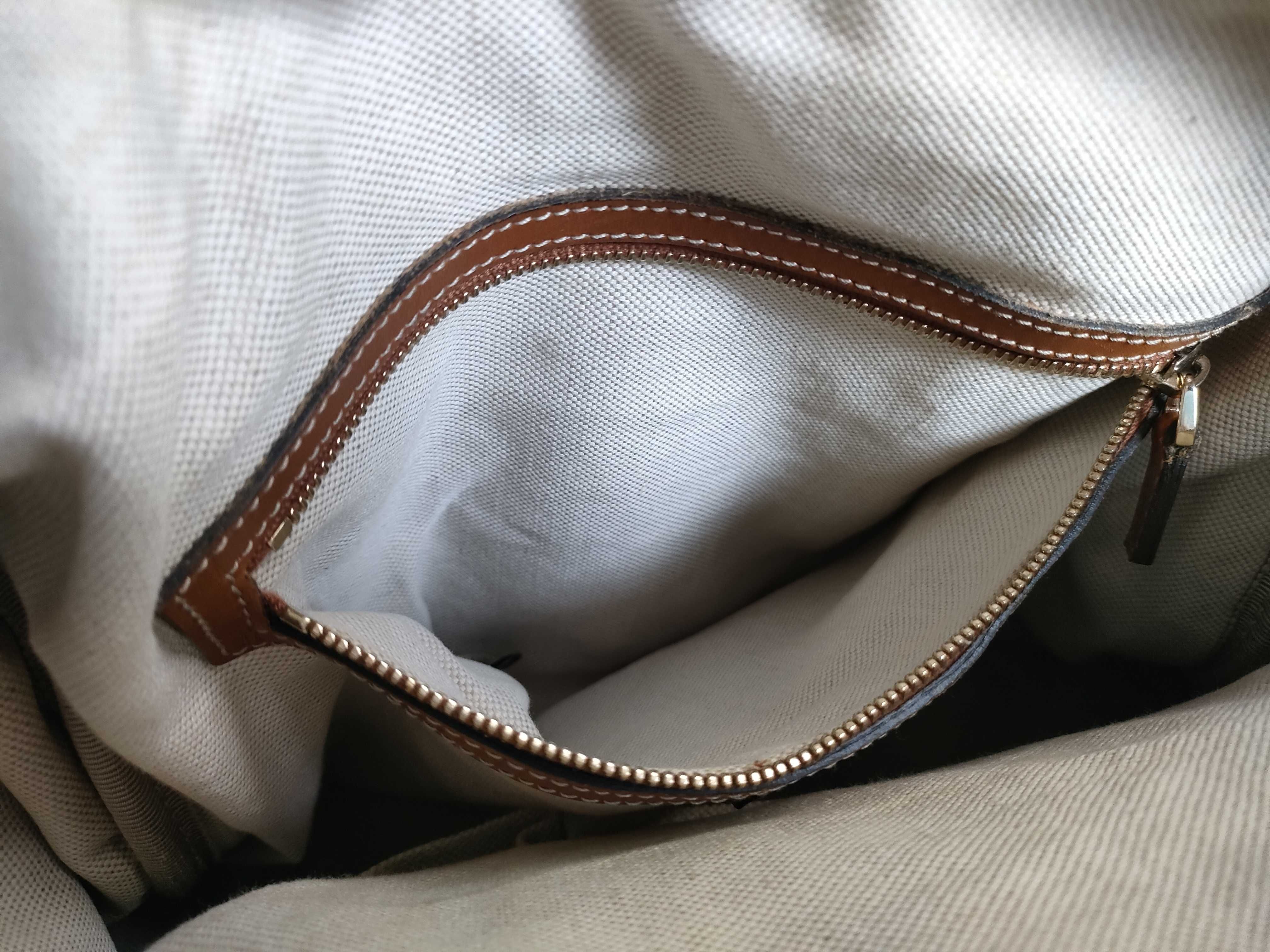 GG Canvas SG- GG Canvas & Leather 2-Way Handbag Brown 247205 Handbag — view 14