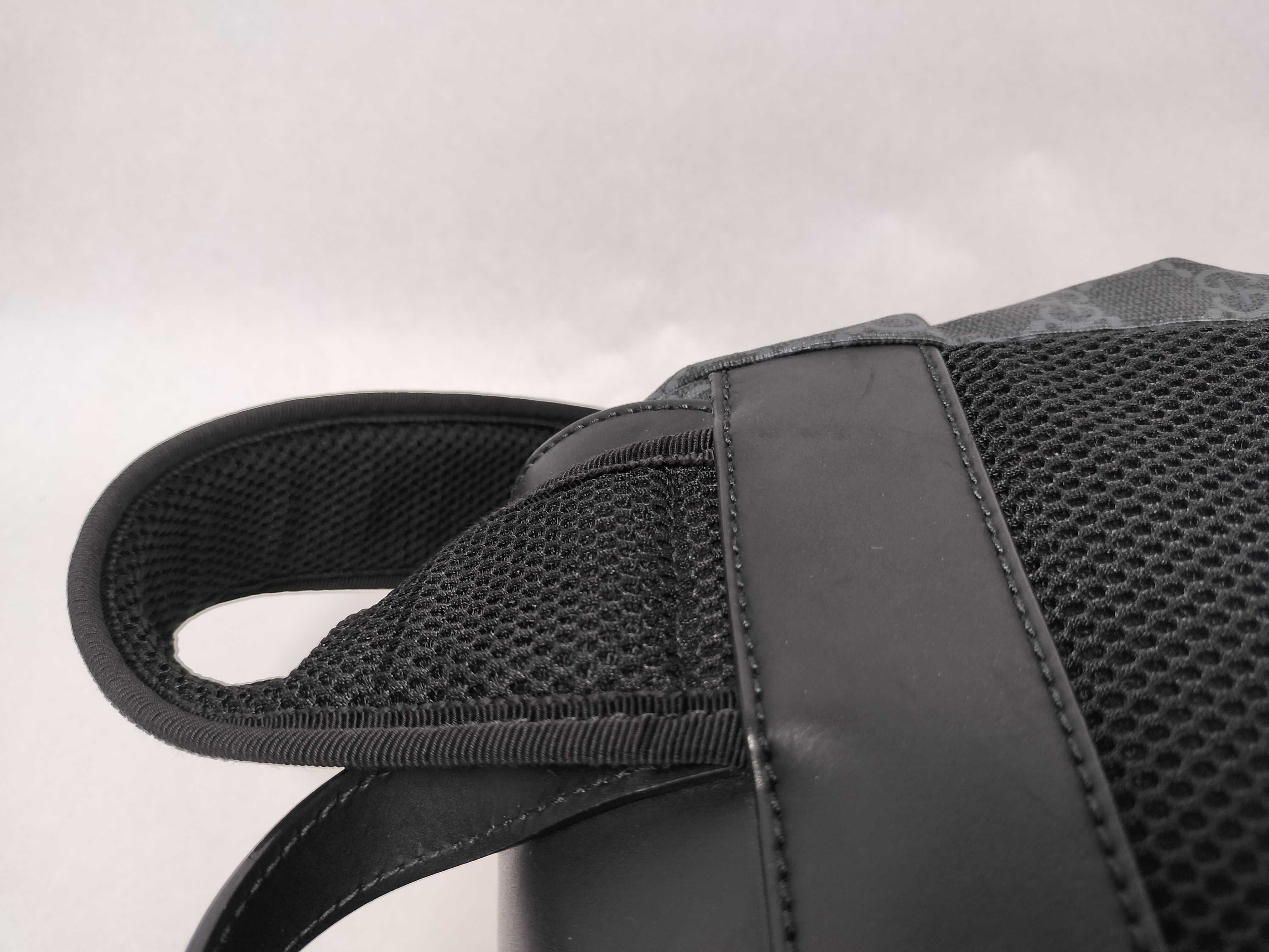 GG Supreme PVC x Leather Backpack/Rucksack, Black, 495563 — view 5