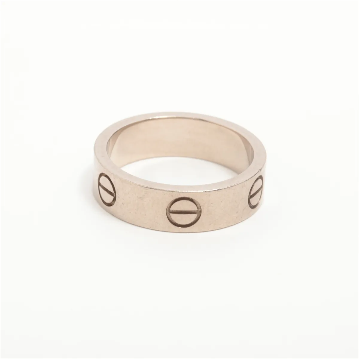 Love Ring 750 (WG) 7.5g Size 53 CG9425 Scratches — view 2