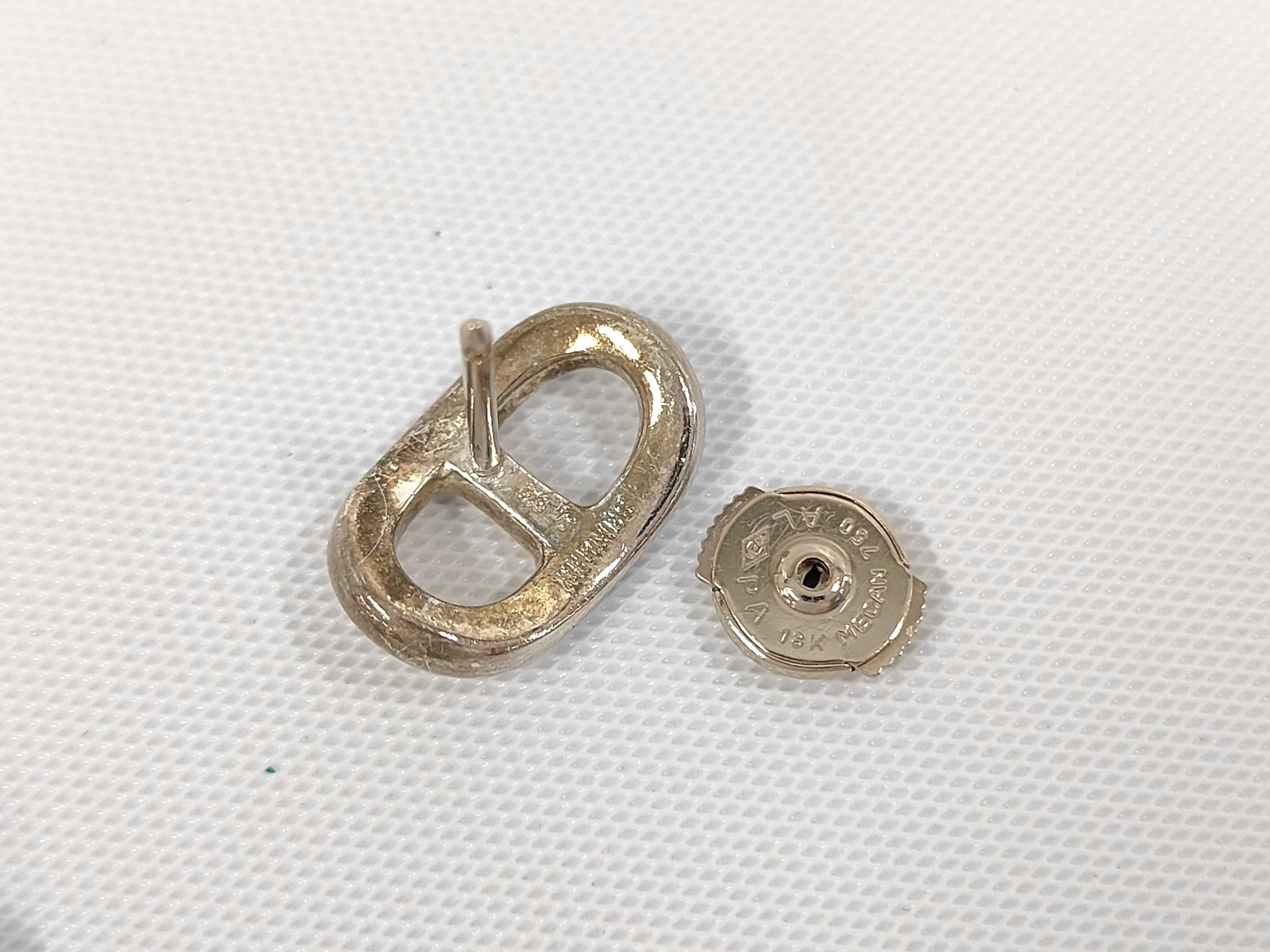 Hermès Chaine d'Ancre SV925 Earrings — view 5