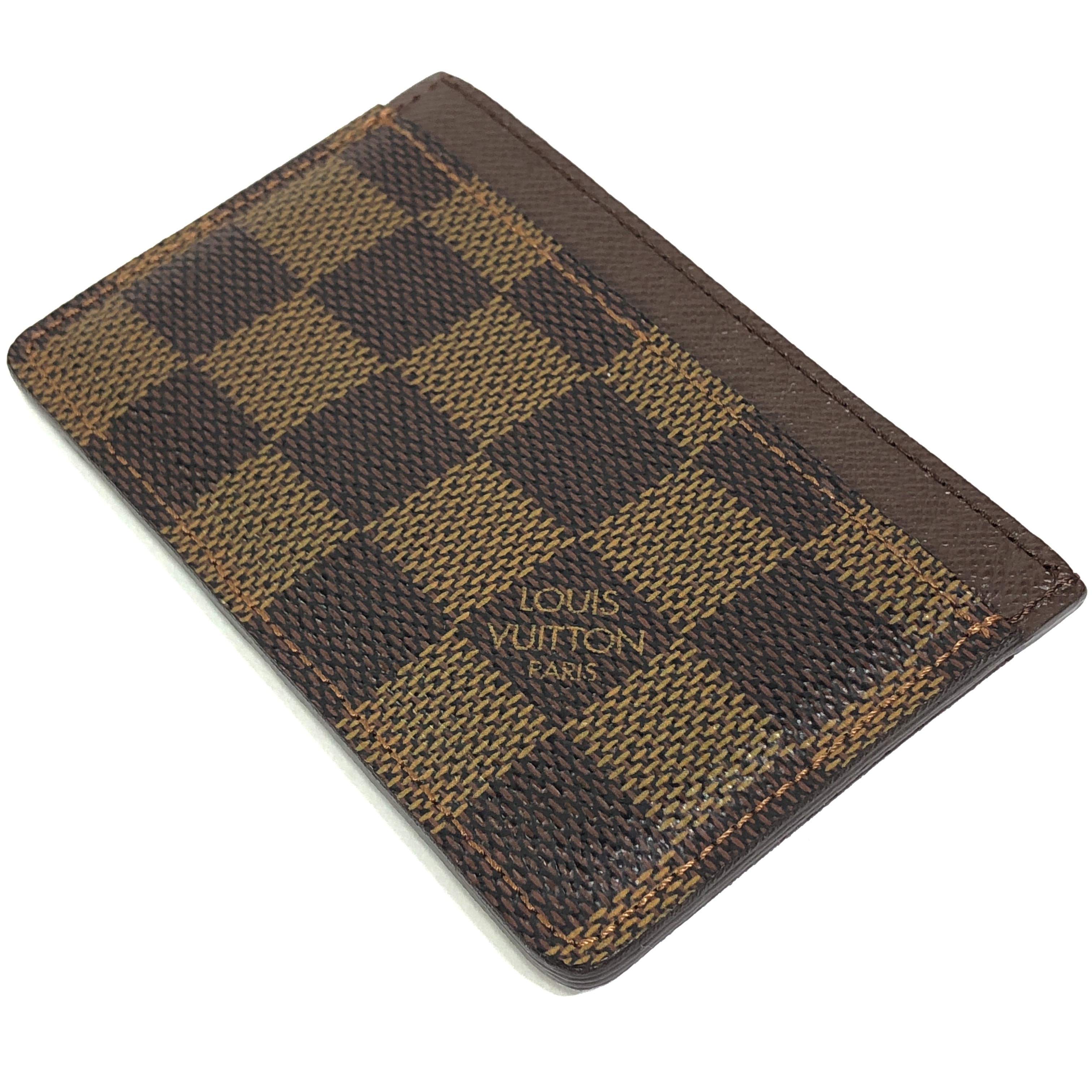 Damier Portecartes Sample N61722 Card Case Ebene SP3079 Business Card Holder Pass Case Card Case Made in France Card Case — view 3