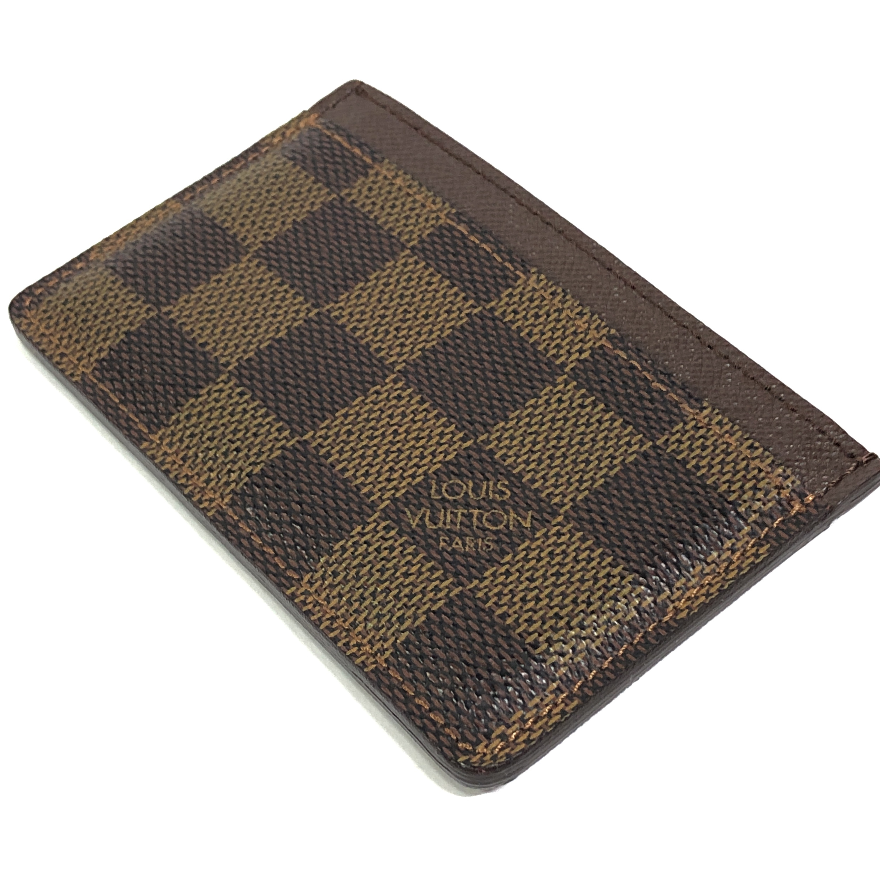 Damier Portecartes Sample N61722 Card Case Ebene SP3079 Business Card Holder Pass Case Card Case Made in France Card Case — view 5