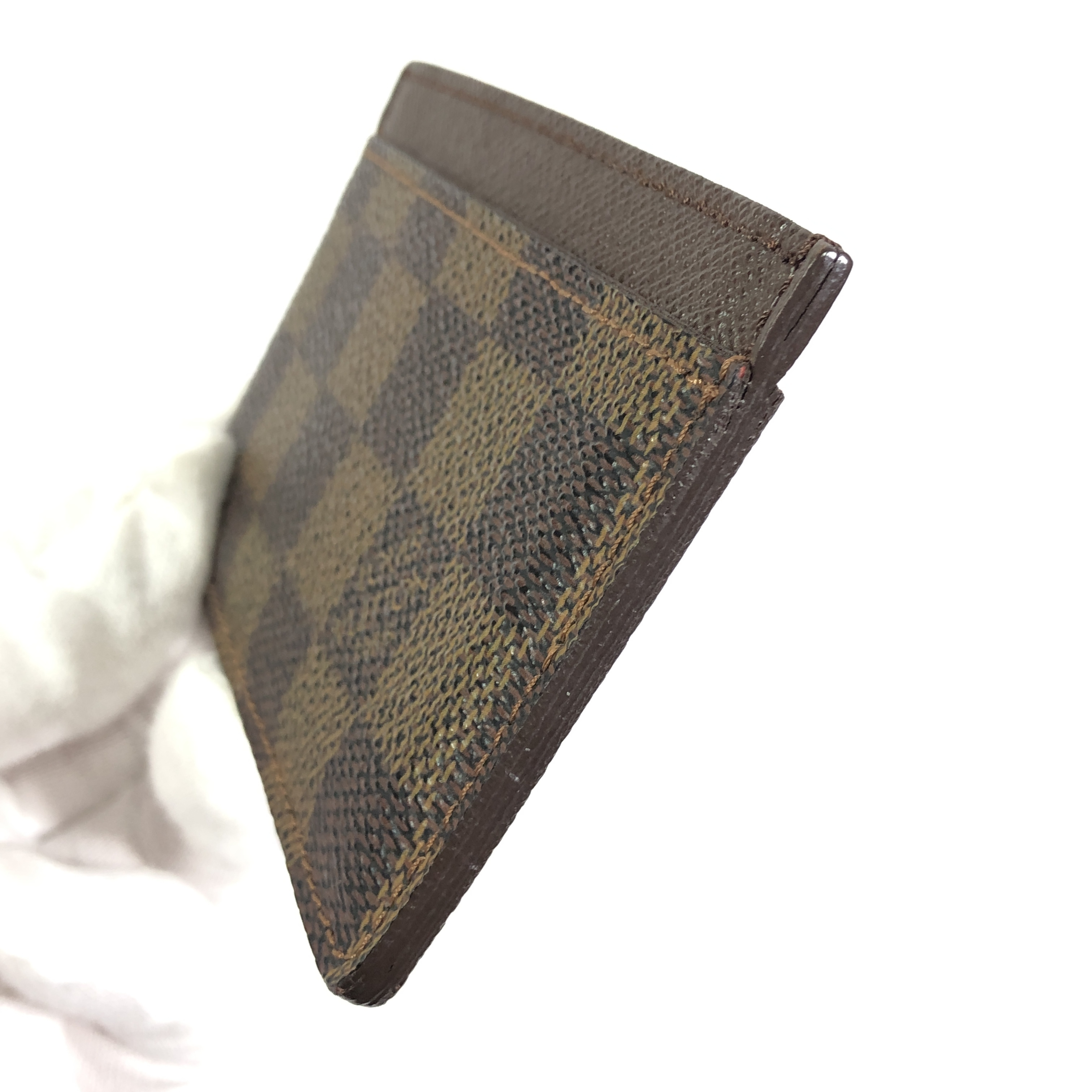 Damier Portecartes Sample N61722 Card Case Ebene SP3079 Business Card Holder Pass Case Card Case Made in France Card Case — view 8