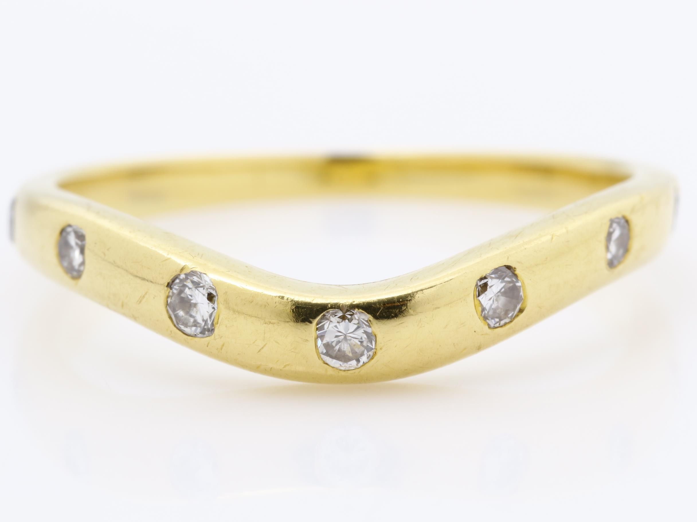 Corona ring, 750YG, 7PD, 2.4g, #10.5 — view 2