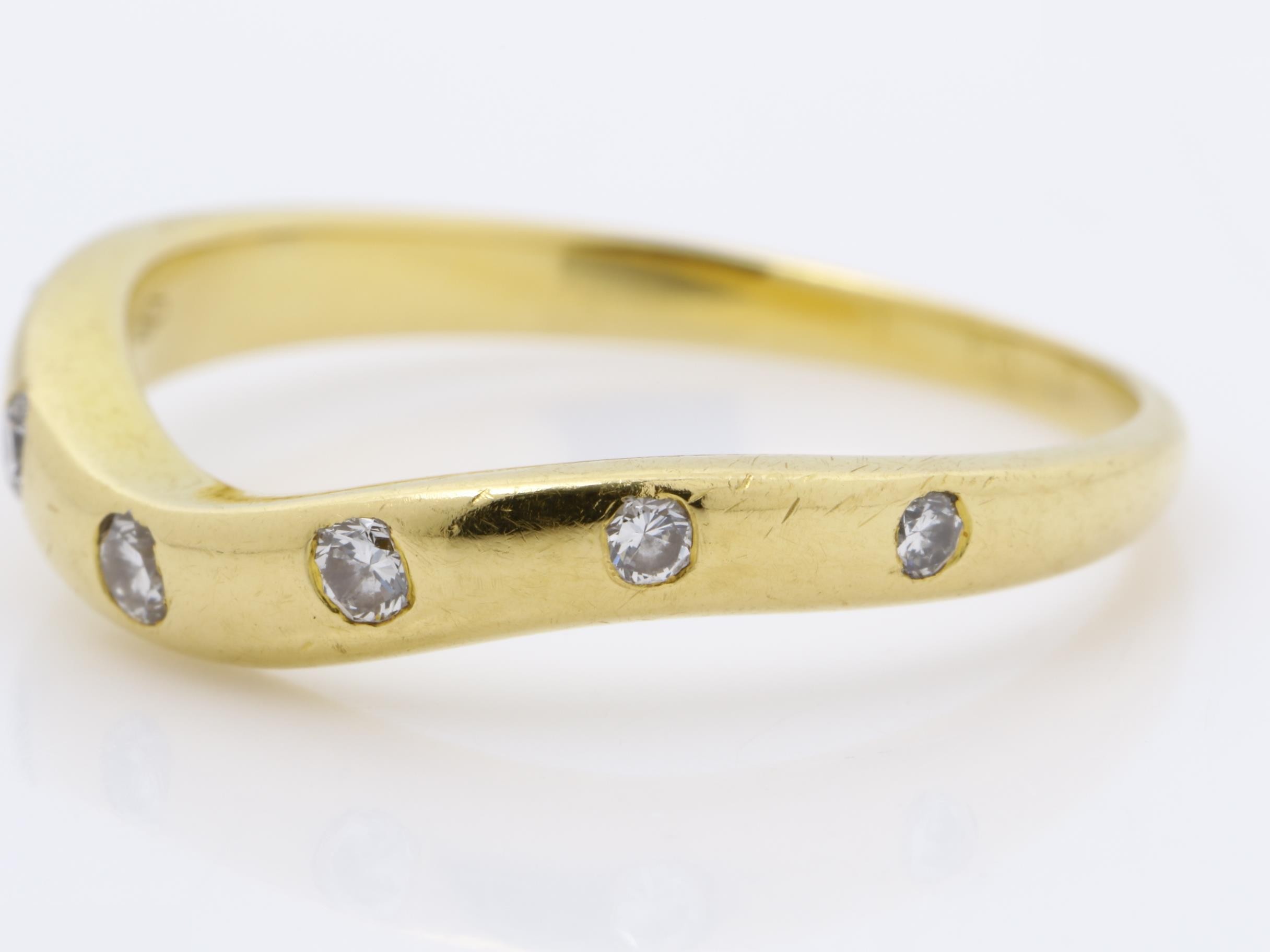 Corona ring, 750YG, 7PD, 2.4g, #10.5 — view 3