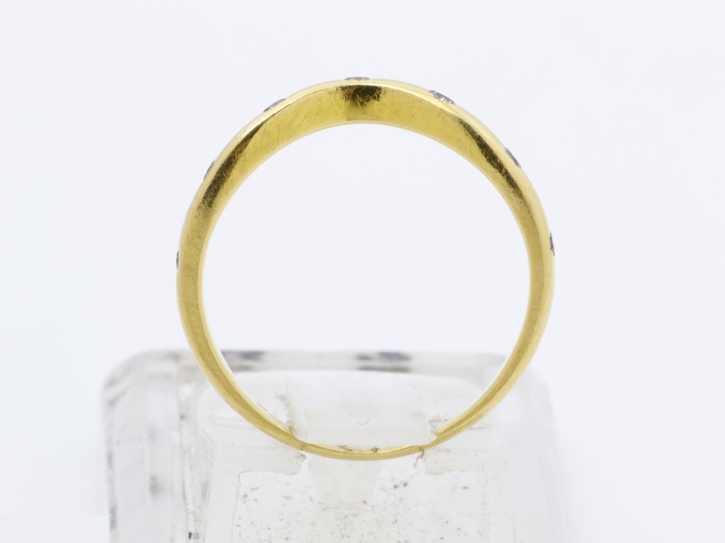 Corona ring, 750YG, 7PD, 2.4g, #10.5 — view 5