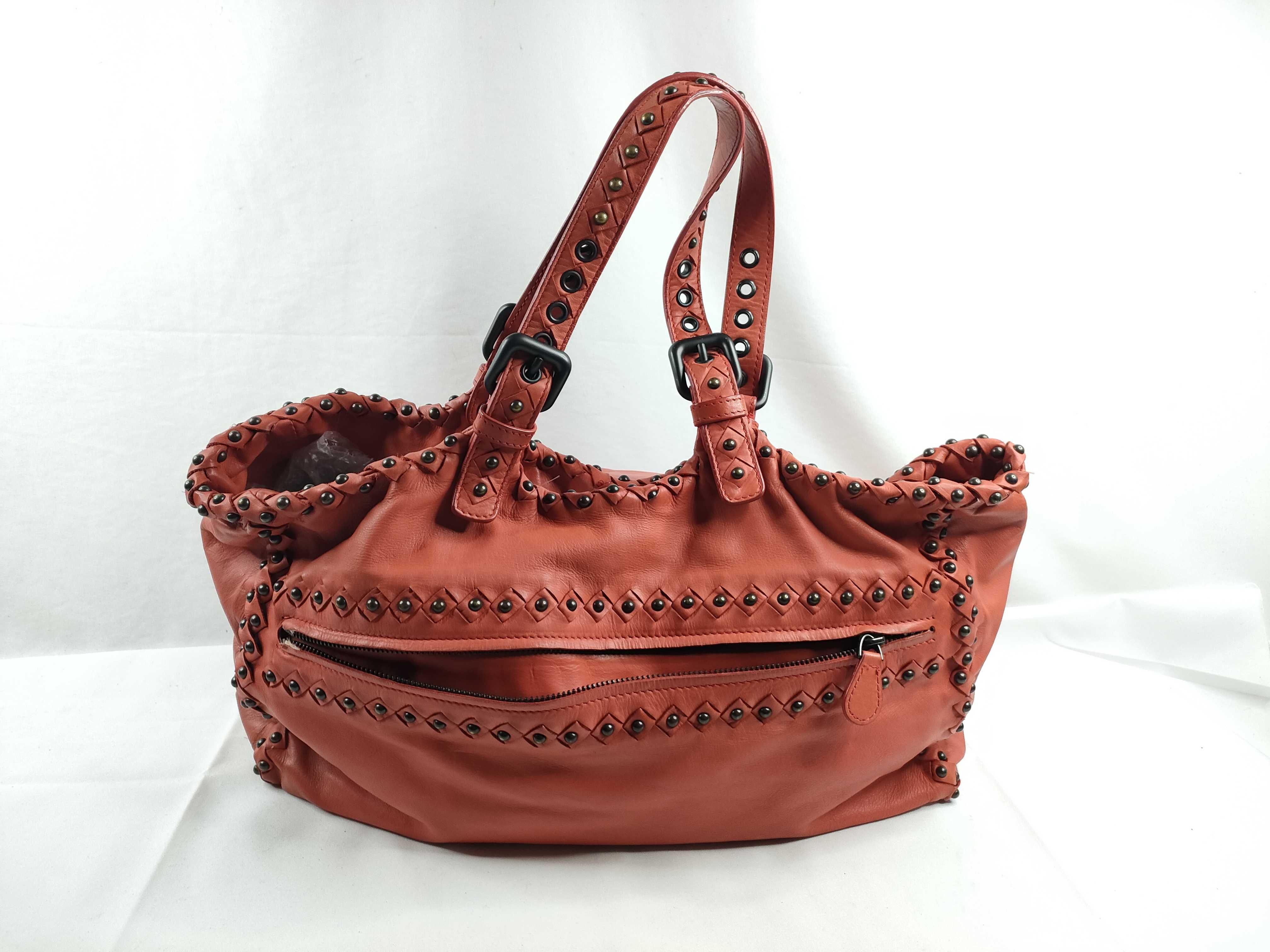 Intrecciato Studded Tote Bag