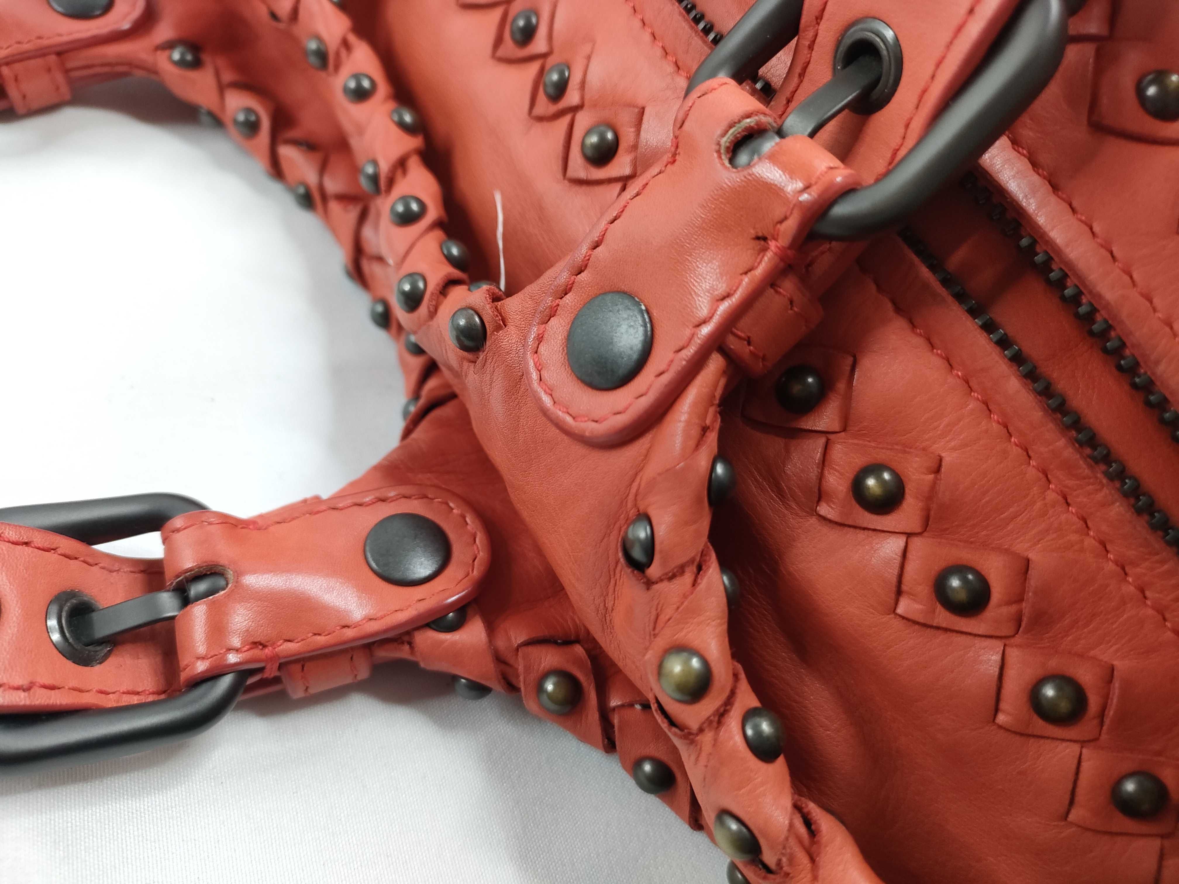 Intrecciato Studded Tote Bag — view 8
