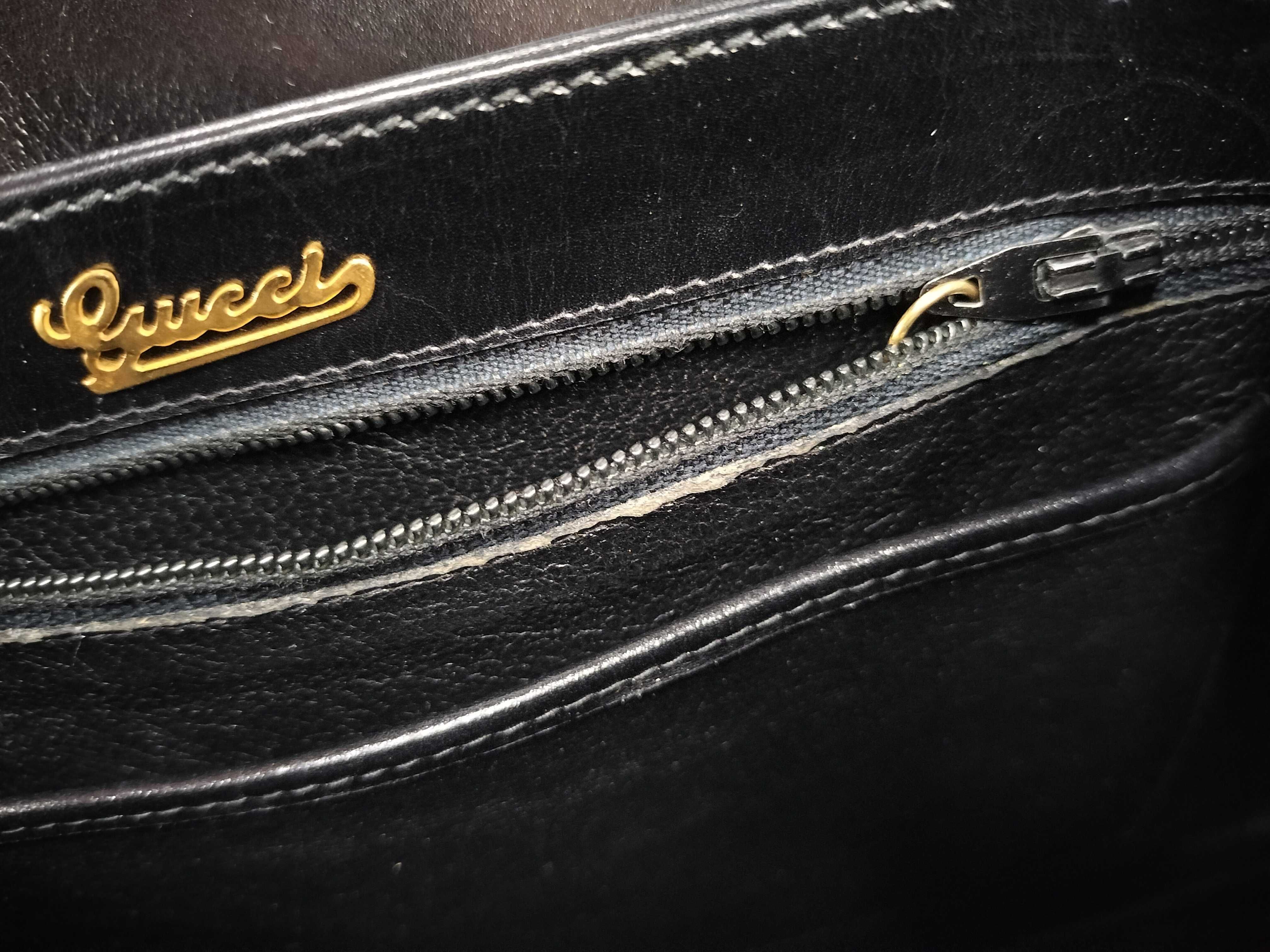 Vintage Leather Shoulder Bag — view 13