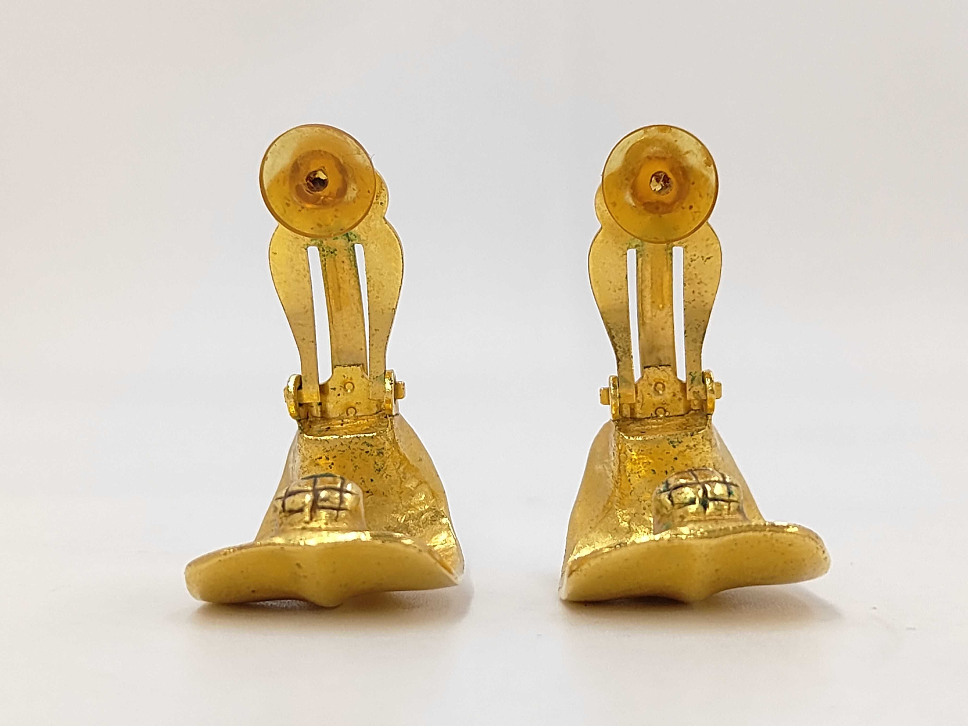 Coco Half Hoop Gold Yg Earrings — view 4