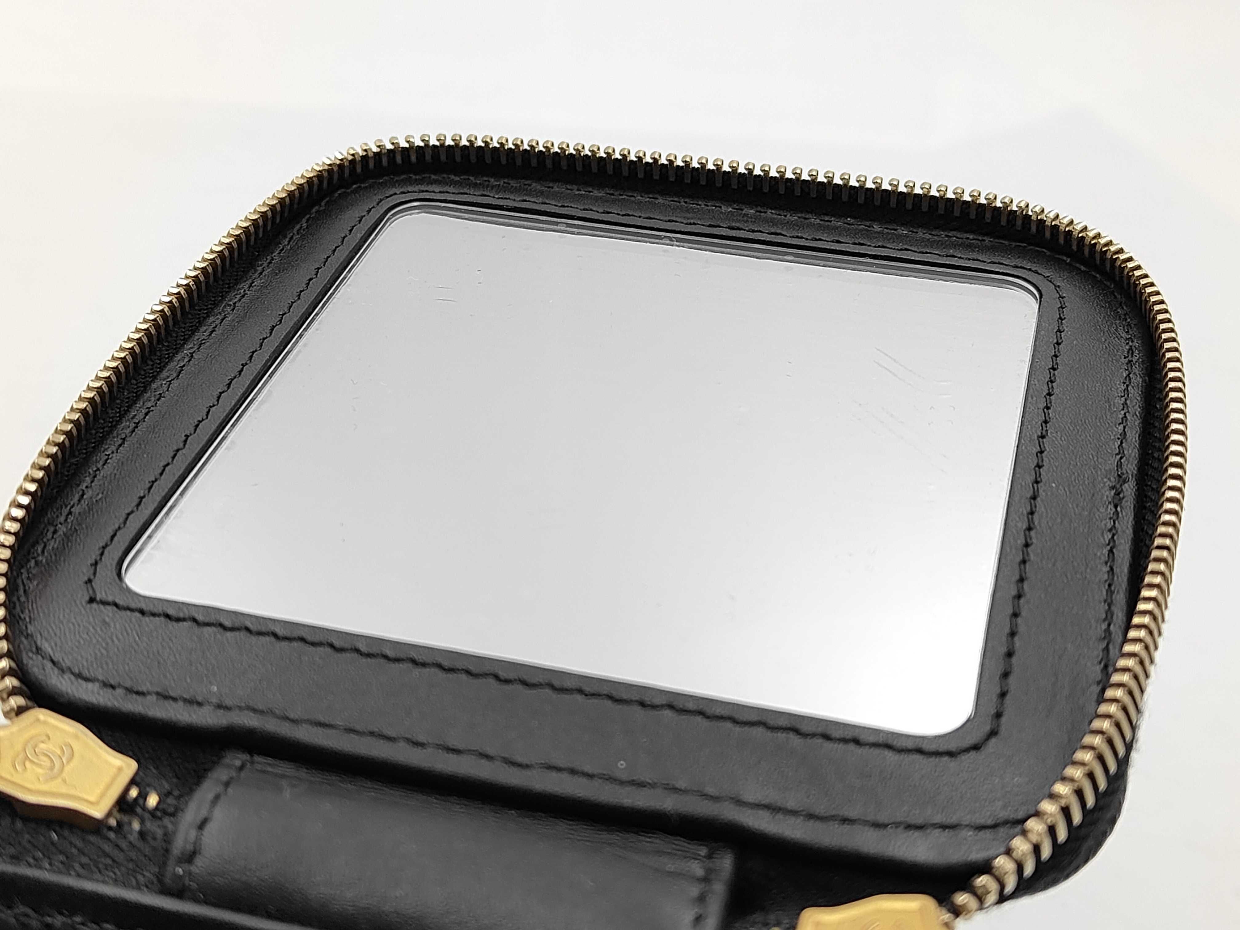 Matelassé Caviar Skin Vanity Box Shoulder Bag — view 8