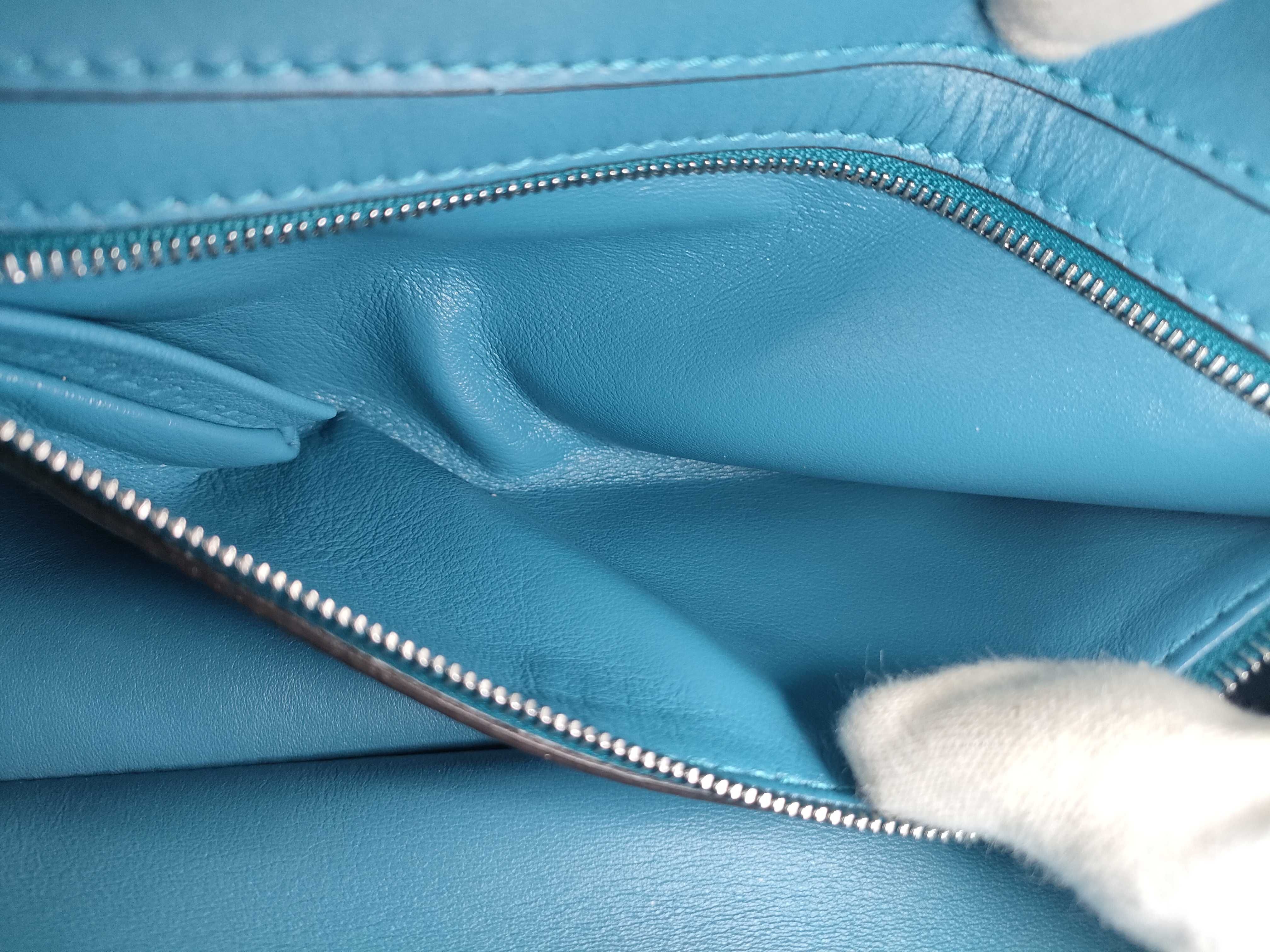 Fur x Beads x Leather 2-Way Shoulder Bag, Blue, 8BR796 (Shoulder Bag) — view 12