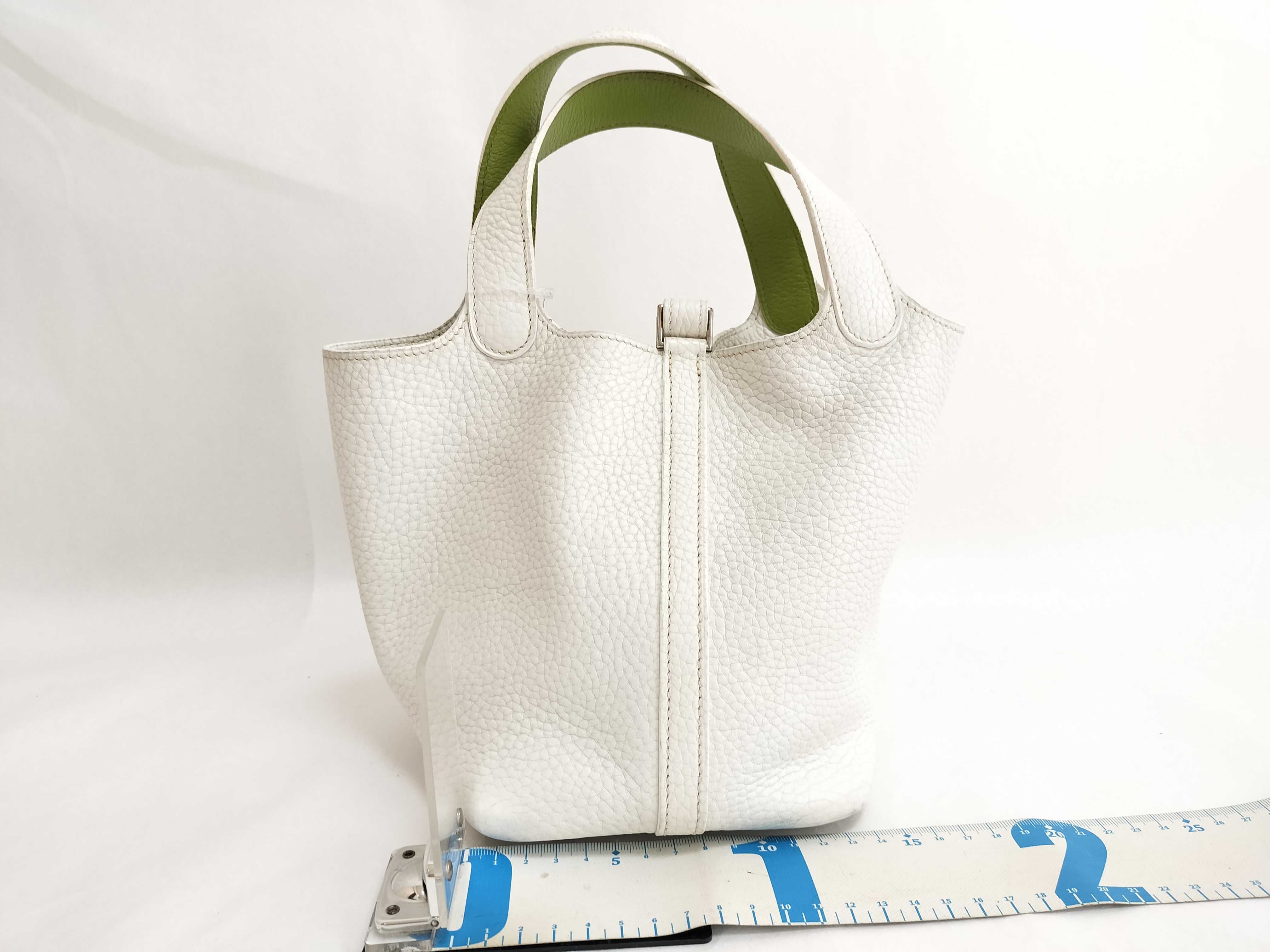 Picotin Eclat PM (White) Handbag — view 2