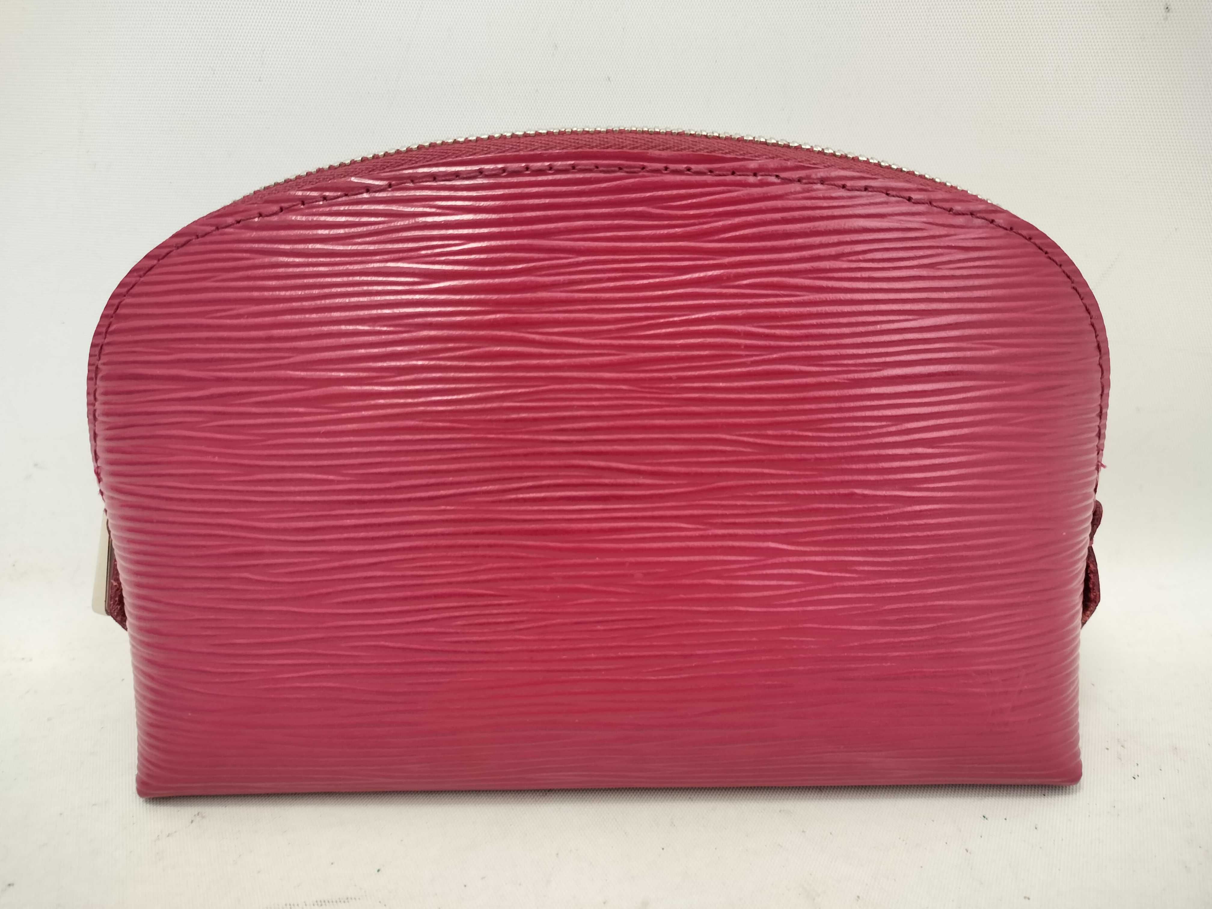 Epi Pochette Cosmetic Pouch SR11*9 M40641 Fuchsia Pouch