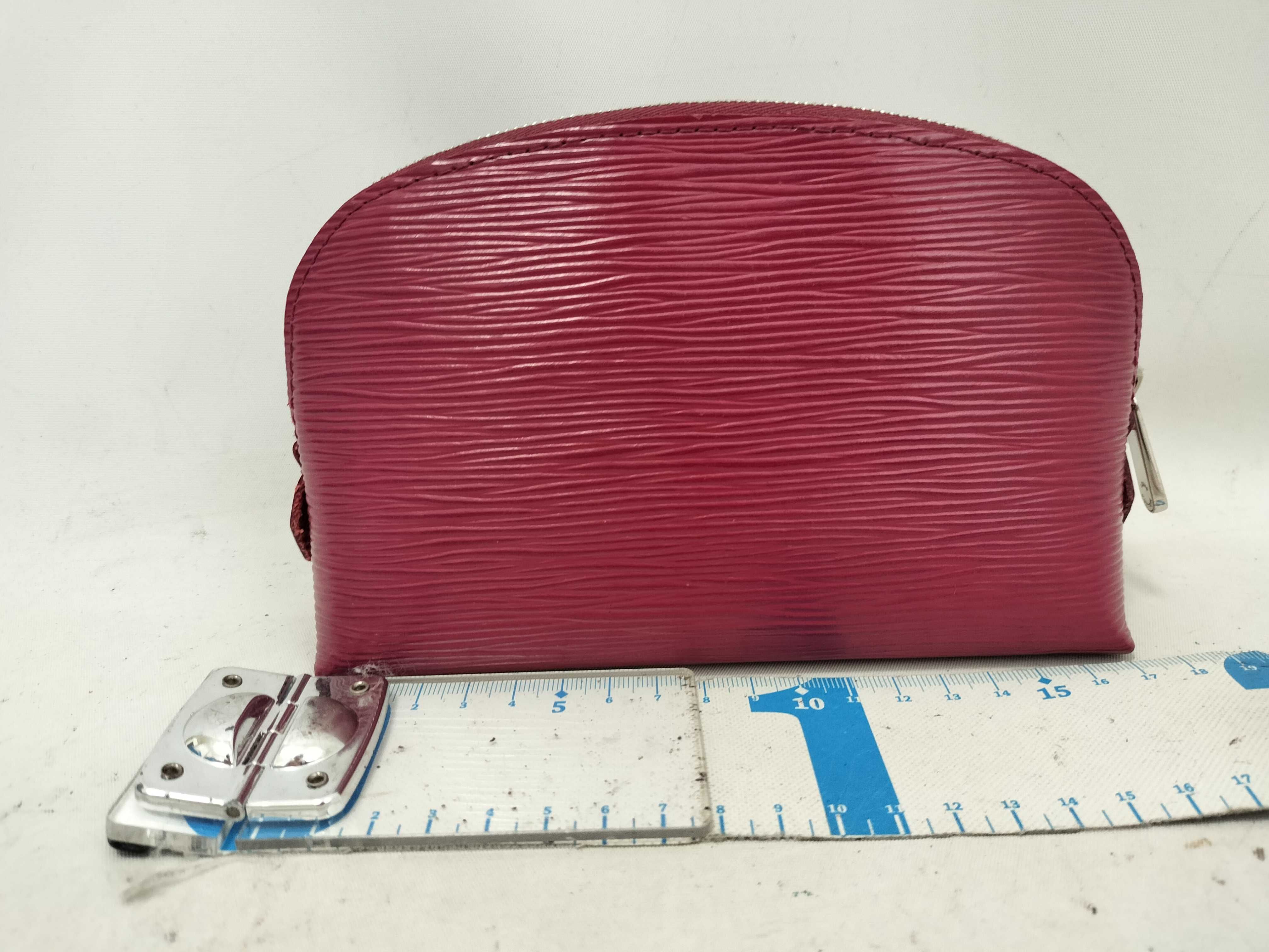 Epi Pochette Cosmetic Pouch SR11*9 M40641 Fuchsia Pouch — view 2