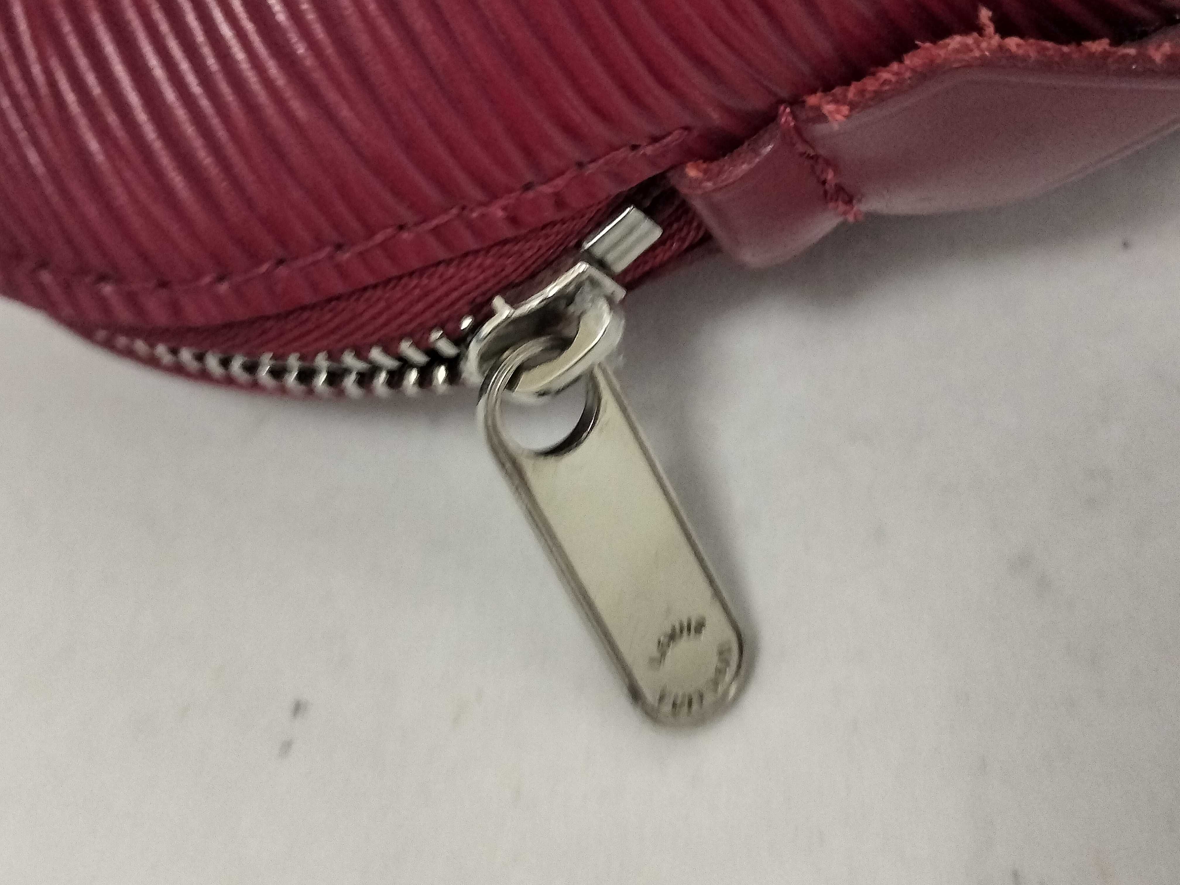 Epi Pochette Cosmetic Pouch SR11*9 M40641 Fuchsia Pouch — view 11