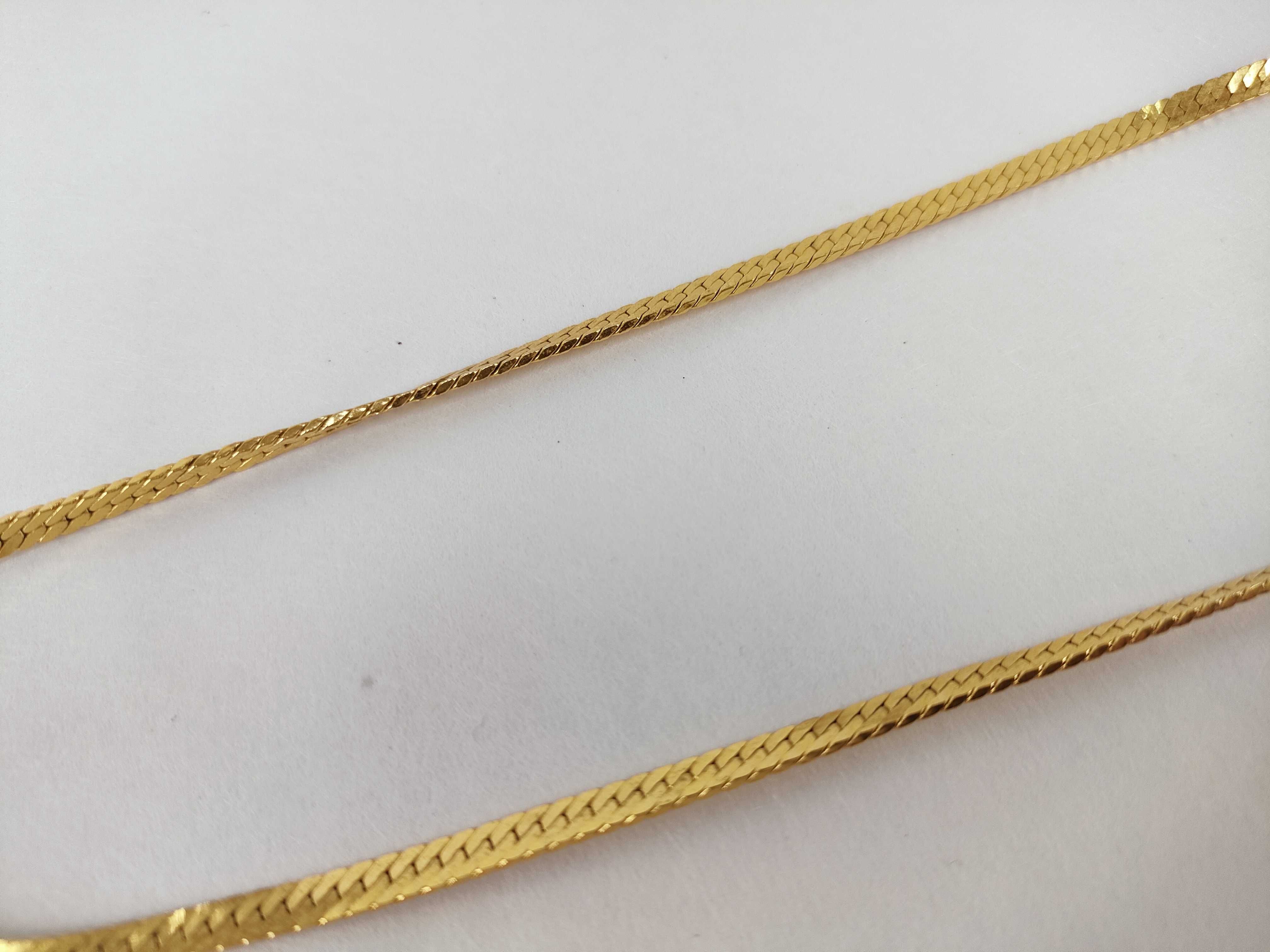 4G Logo Ribbon Gift Motif Gold Necklace — view 8