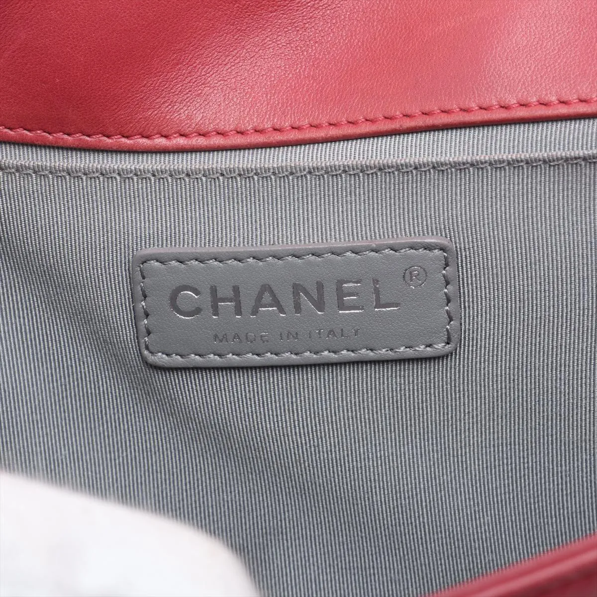 Boy Chanel 25 Lambskin Chain Shoulder Bag, Pink, Gunmetal Hardware, Item No. 16273238, Series 16 — view 9