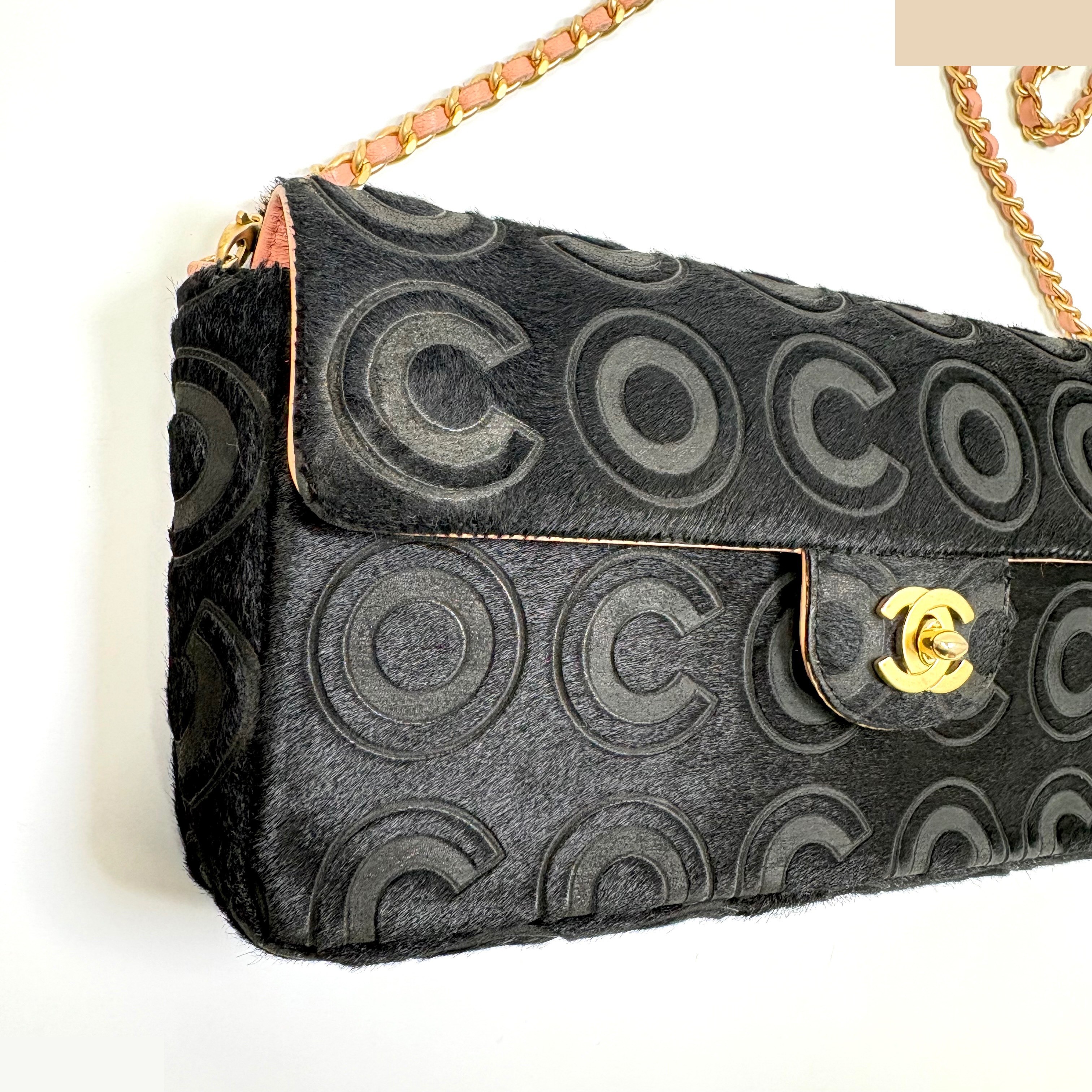 Calf hair coco turnlock (bag) — view 2