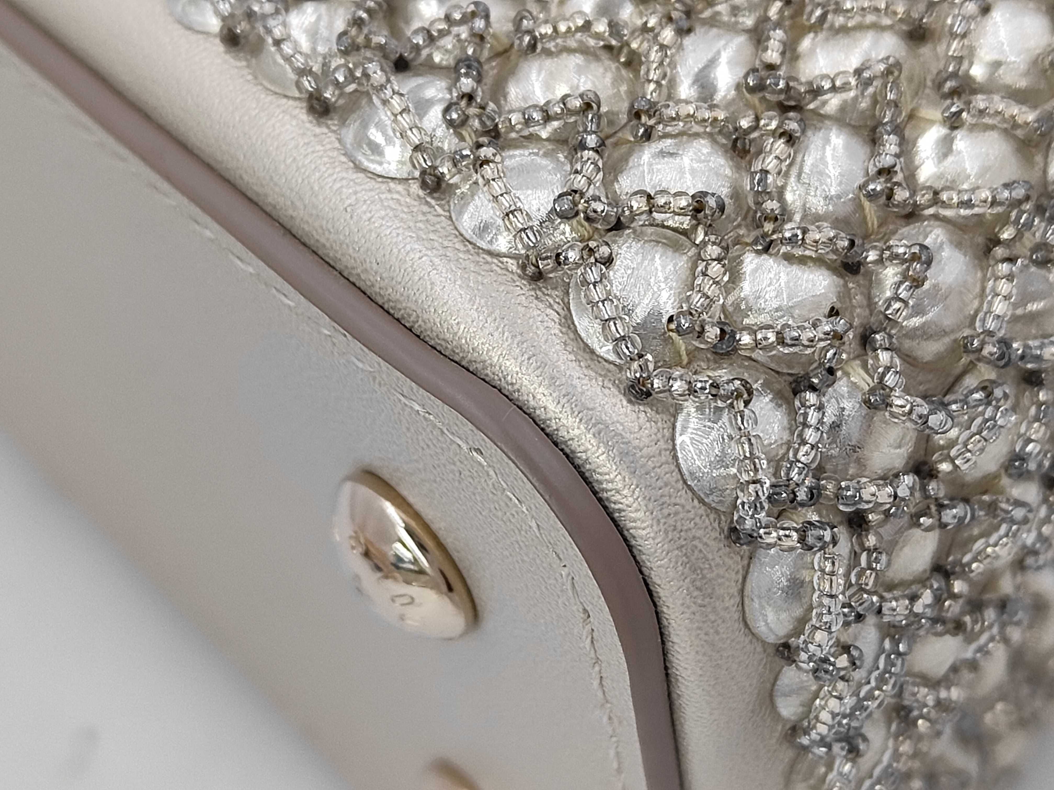 LV Capucines Mini Calf Pearl Gold GP Shoulder Bag — view 7