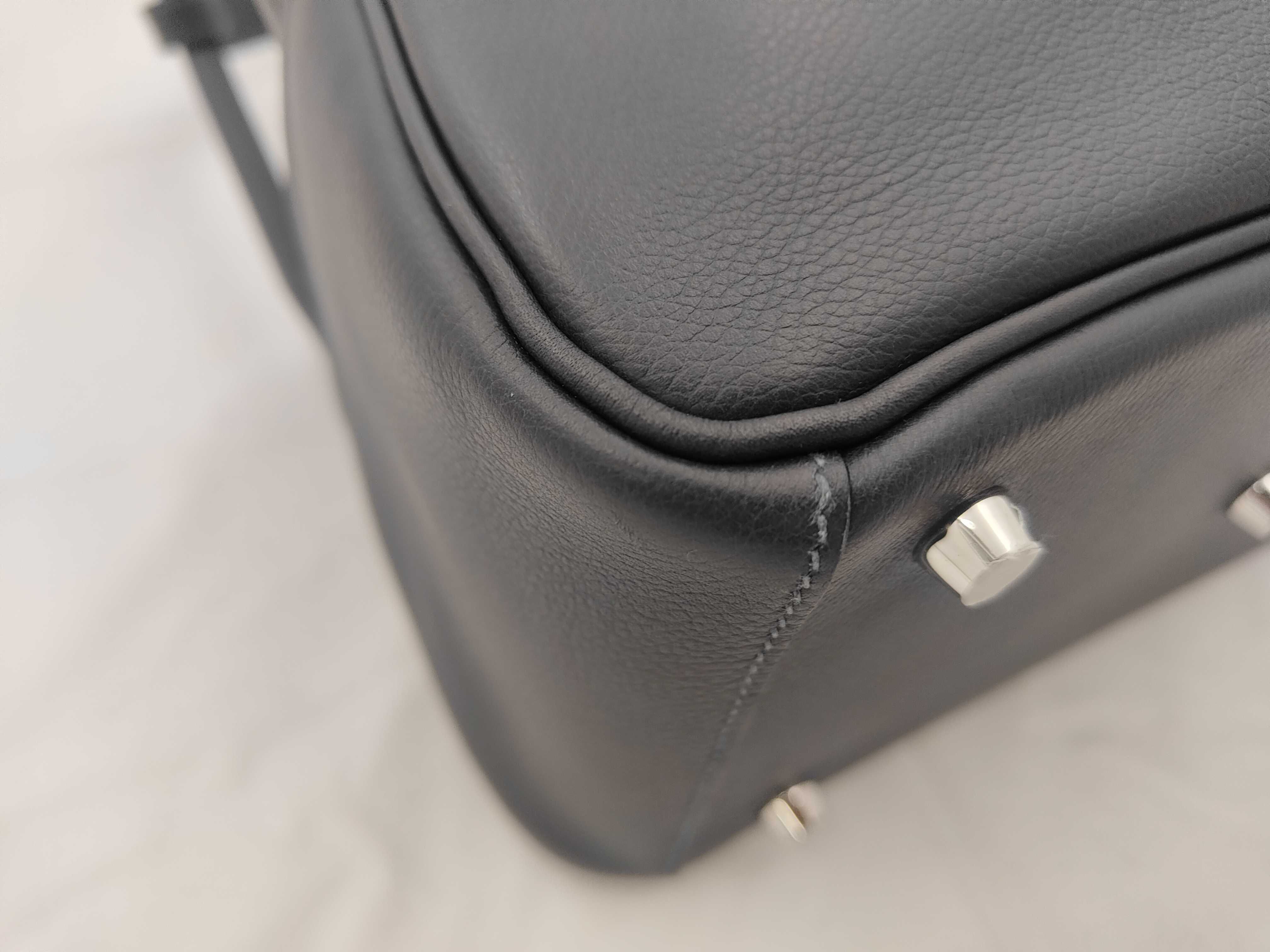 Lindy 26 Evercolor Caban Silver Hardware W Stamp Handbag — view 6