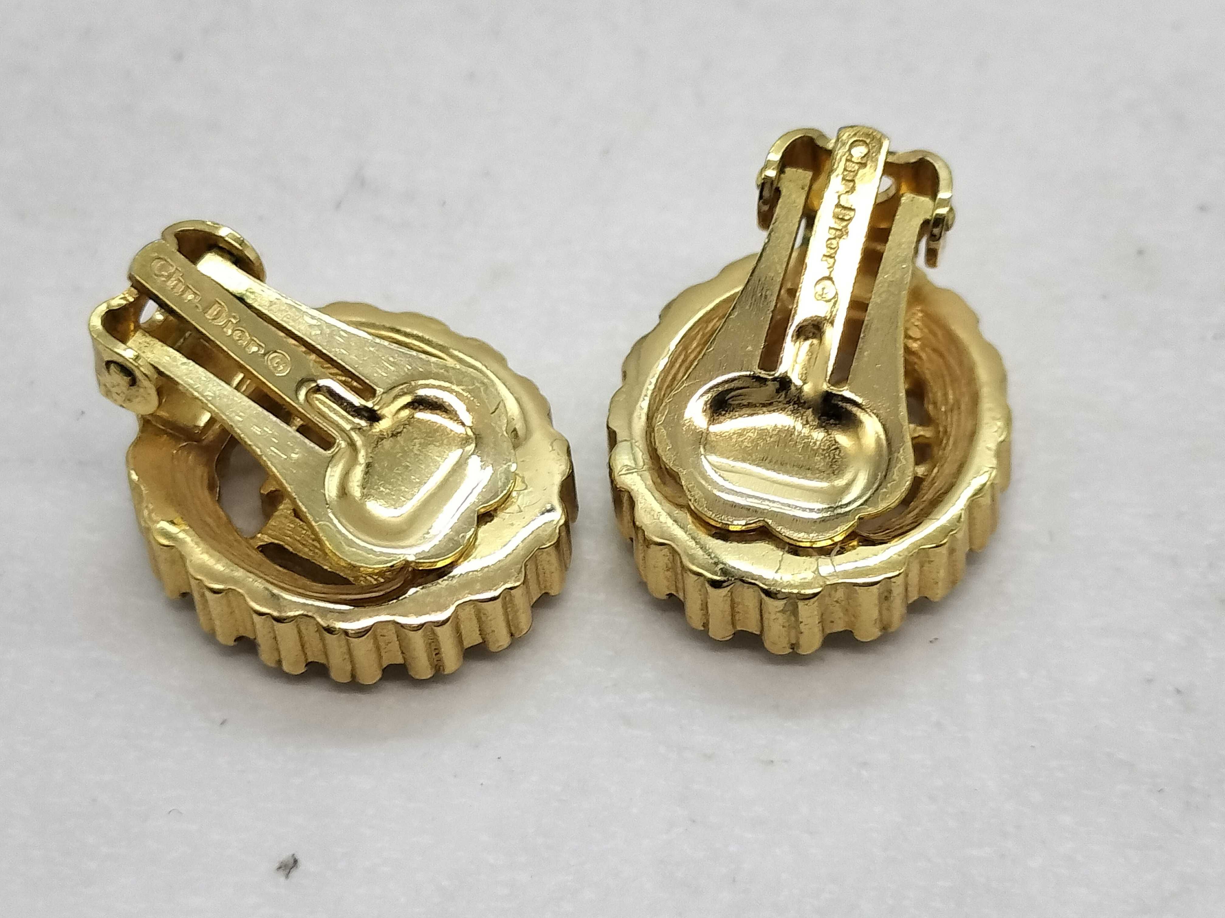 Rhinestone Logo Earrings — view 7