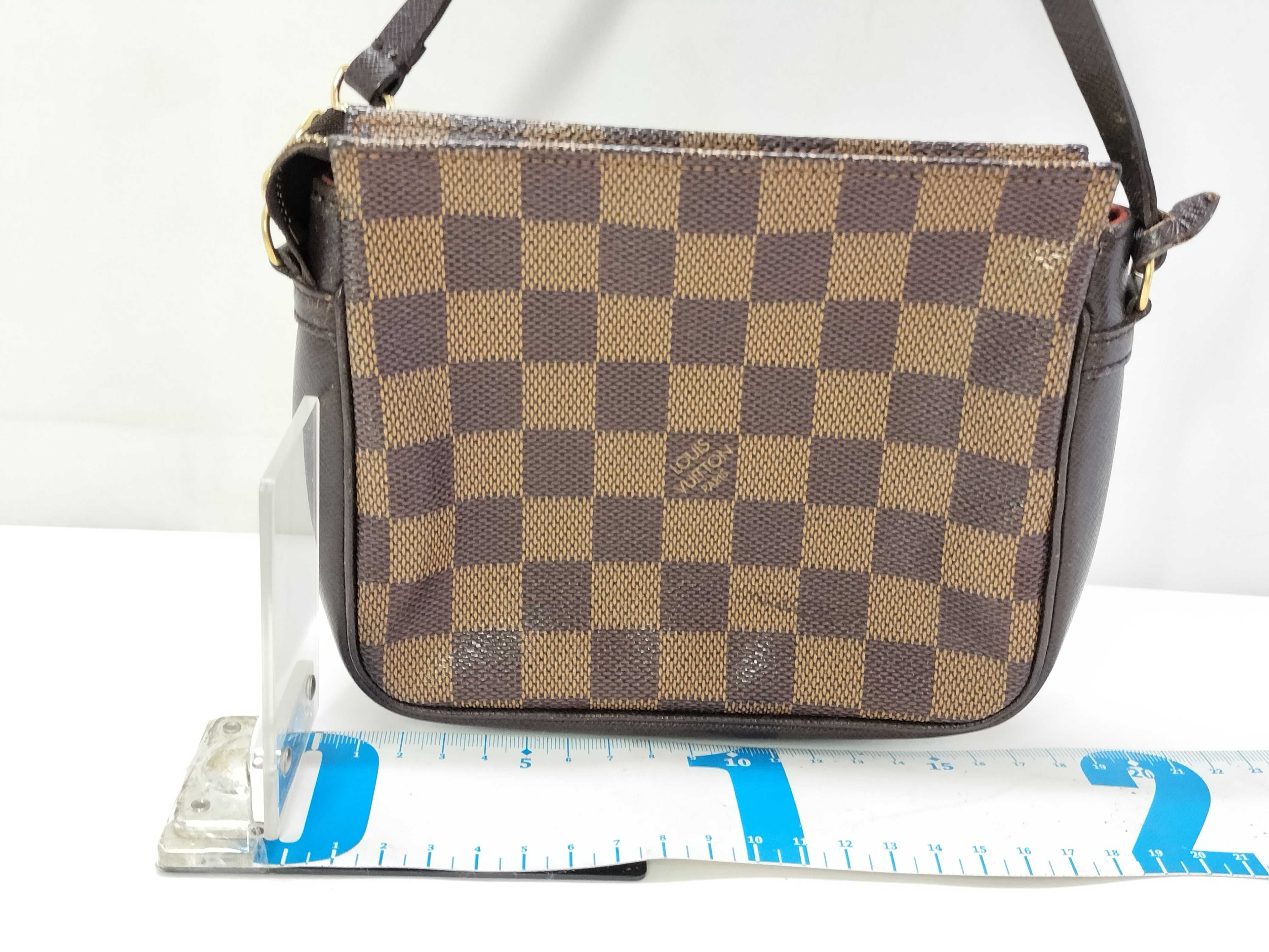 Damier Leather Trousse Makeup Pouch — view 2