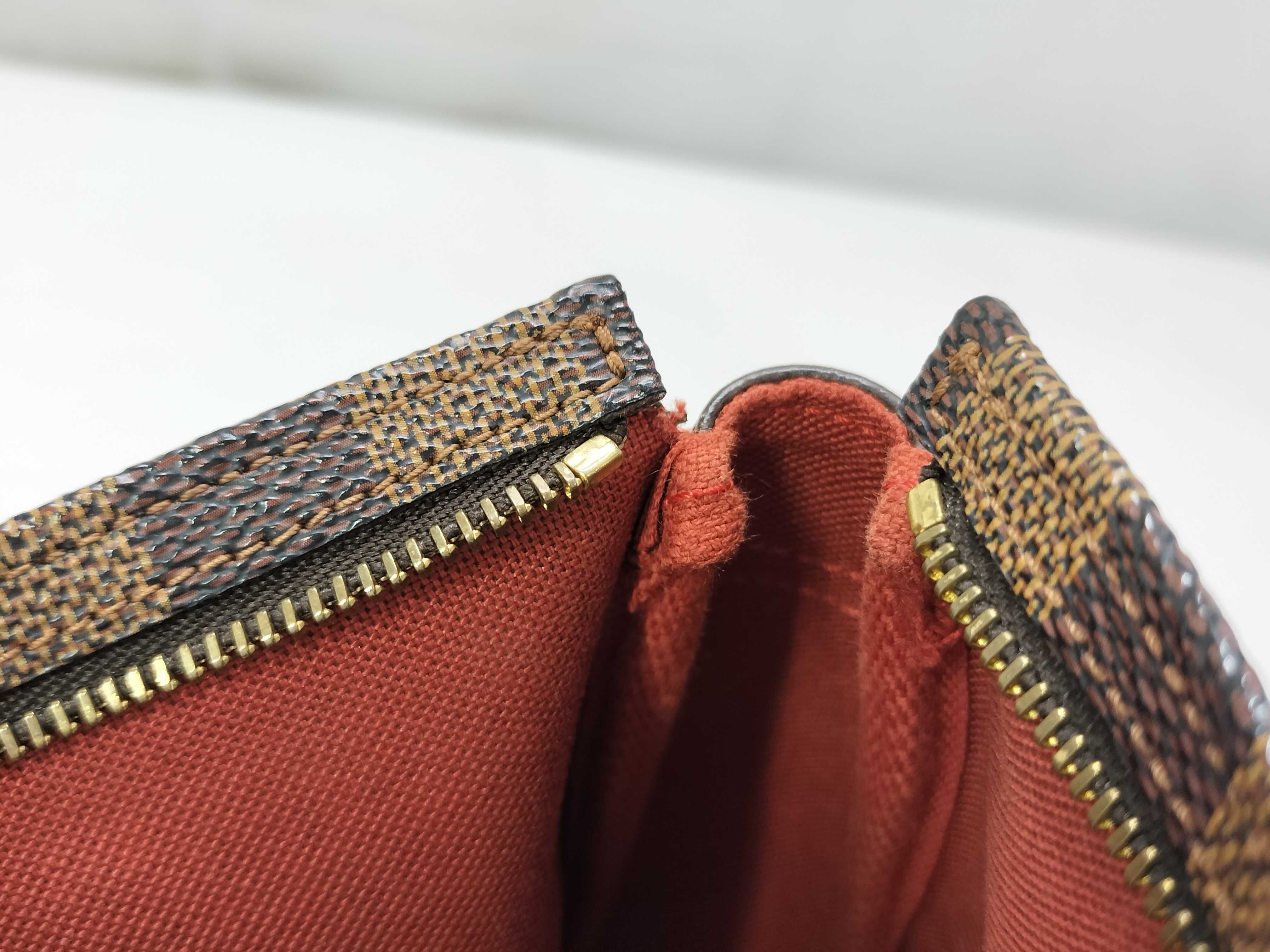 Damier Leather Trousse Makeup Pouch — view 11